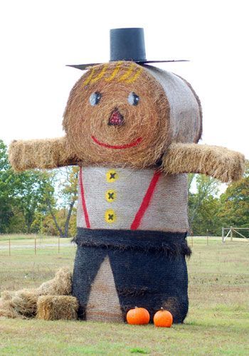 25 Fall Painted Hay Bale Ideas - Southern Made Simple