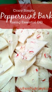 Easy Peppermint Bark Recipe using Peppermint Essential Oil