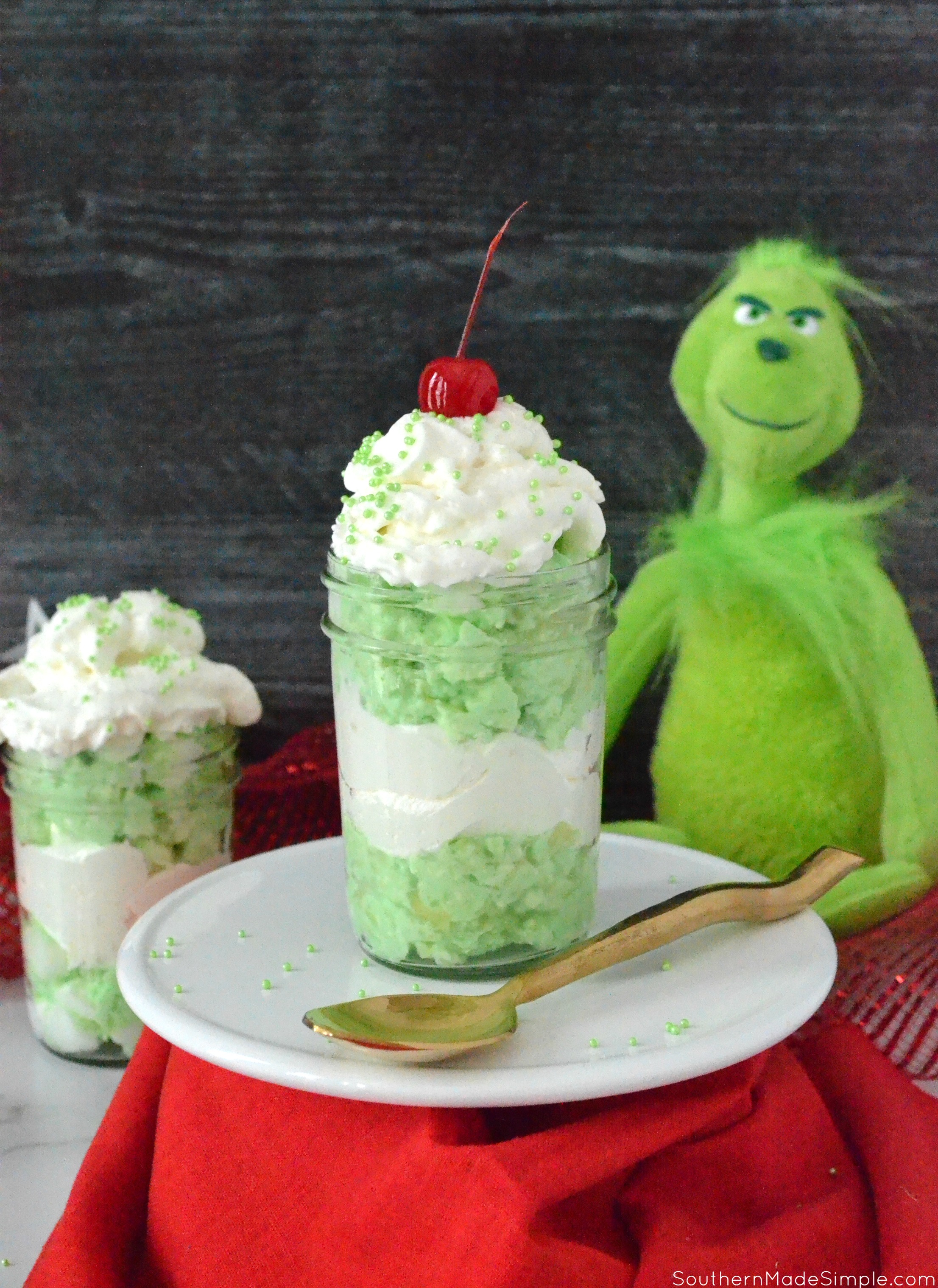 You're a SWEET One, Mr. Grinch! {Grinchy-Green Christmas Fluff Recipe}