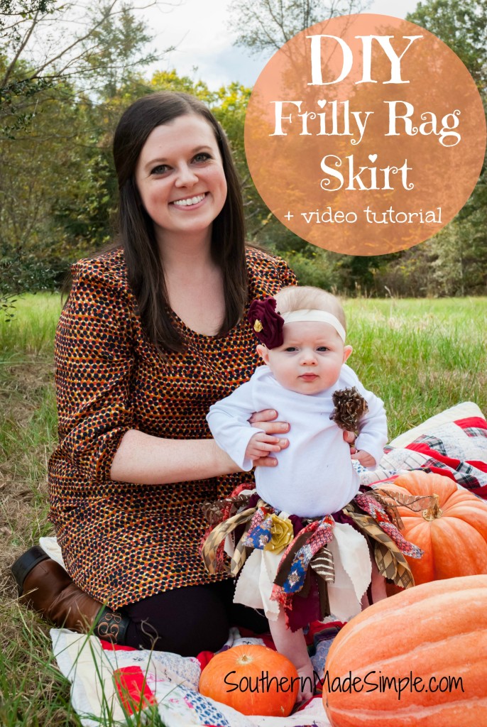 DIY Fabric "Rag" Skirt + Video Tutorial