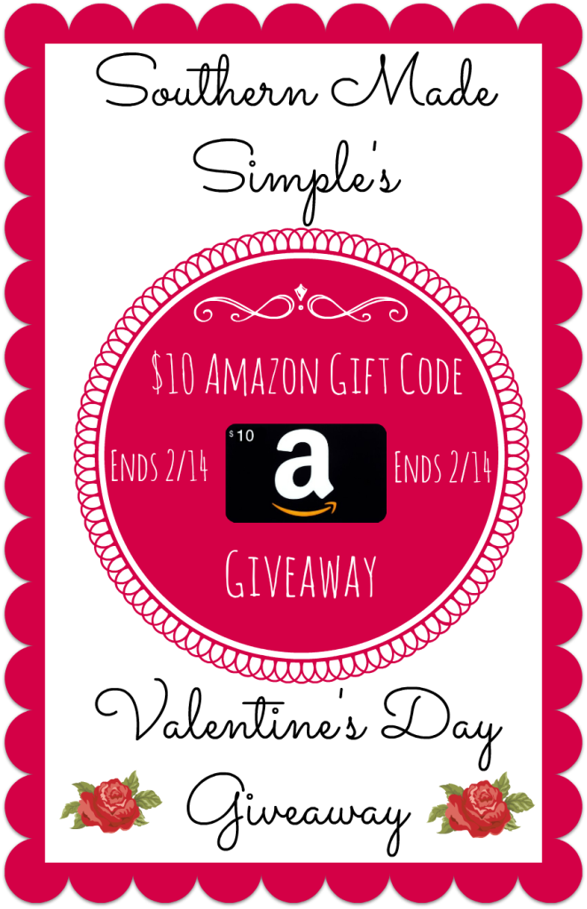 Valentine's Day Amazon Gift Code Giveaway! Ends 2/14