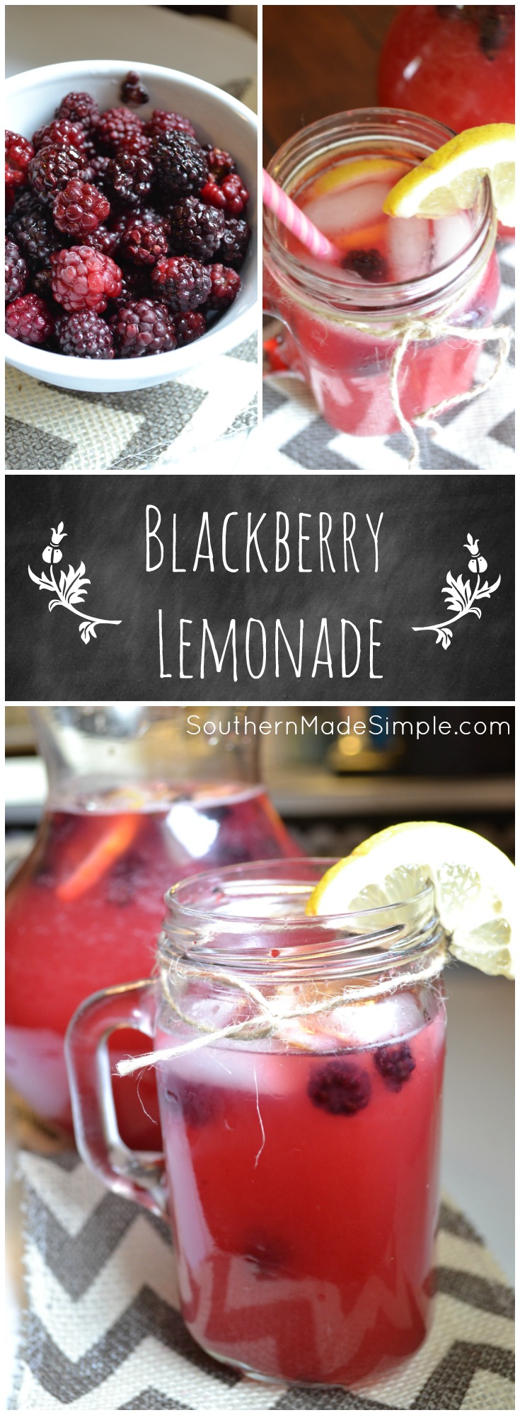 Refreshing Blackberry Lemonade - A PERFECT summertime treat!