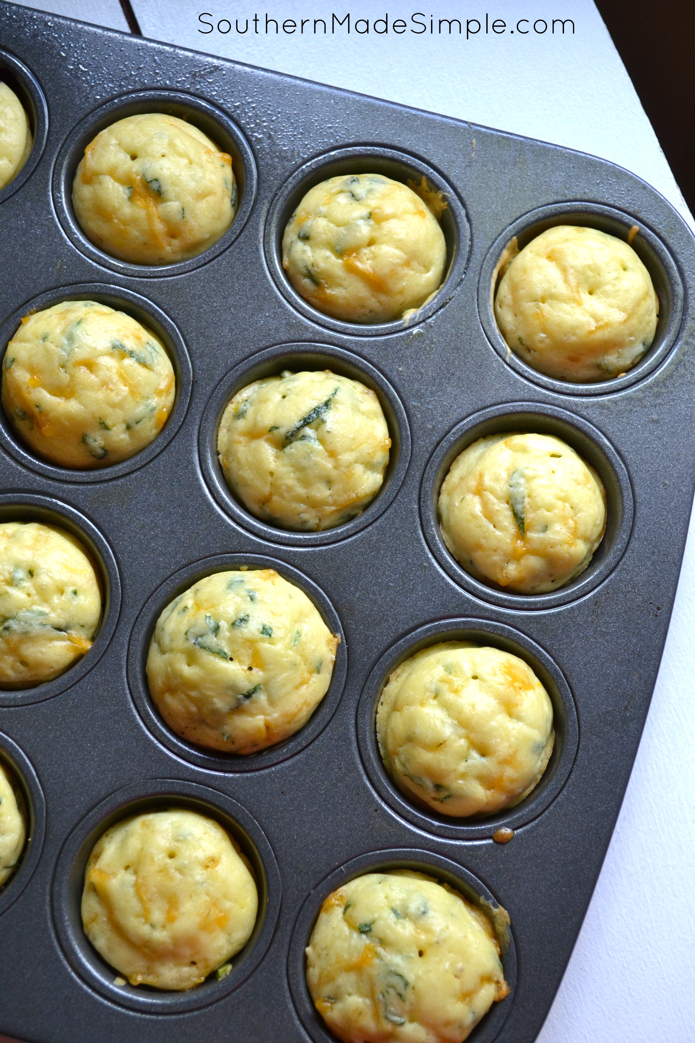 Cheesy Spinach and Kale Pancake Bites - a great finger good for toddlers and PACKED with nutrients they may be missing out on!