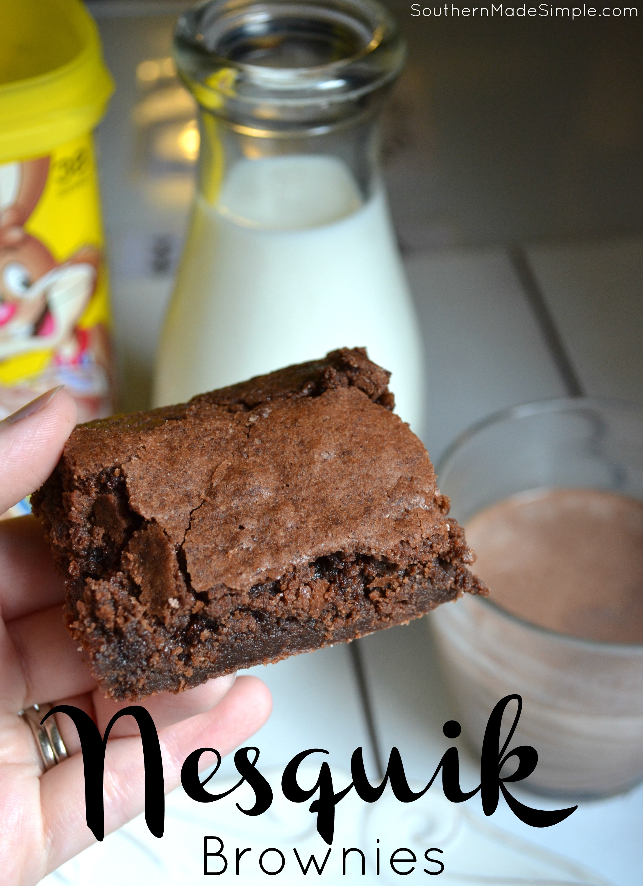 Nesquik Brownies A Perfect Back To