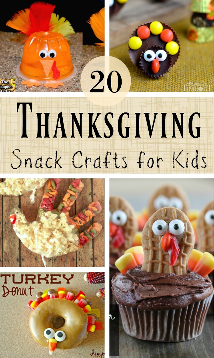 Thanksgiving Snack Crafts for Kids