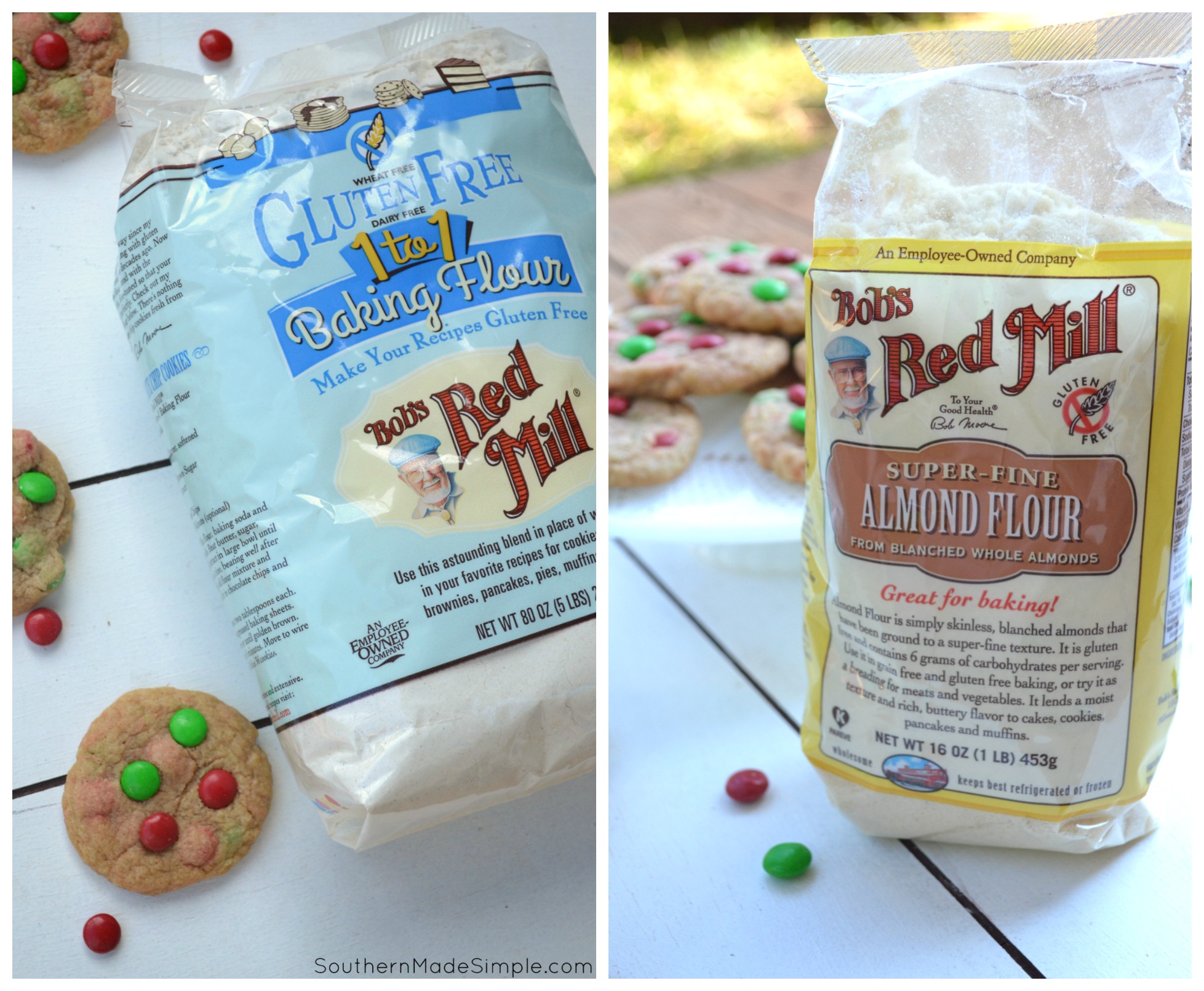 Looking for a simple DIY gift to give your friends this holiday season? Make them a jar of Santa's Cookies using @BobsRedMill flours to make their season bright! #BobsHolidayCheer