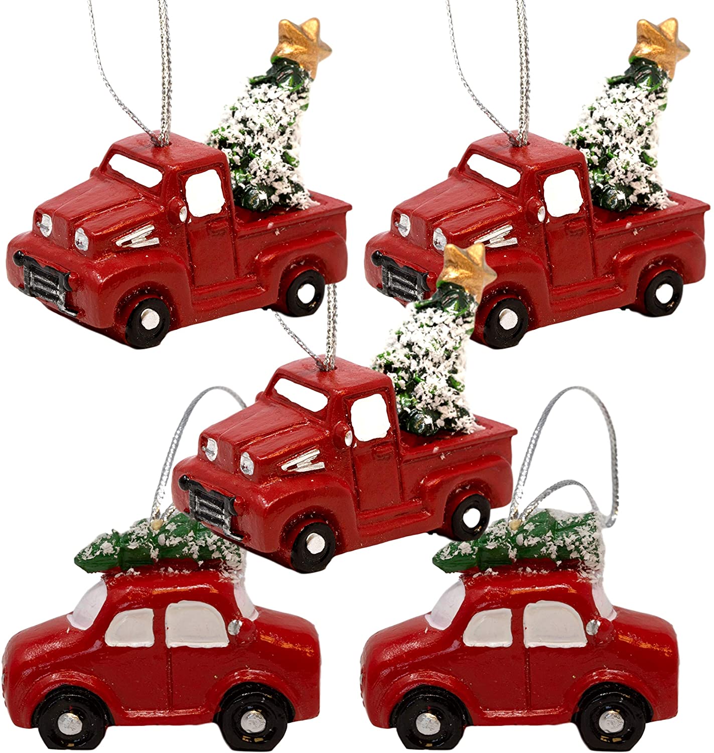 Red Truck Christmas Decor