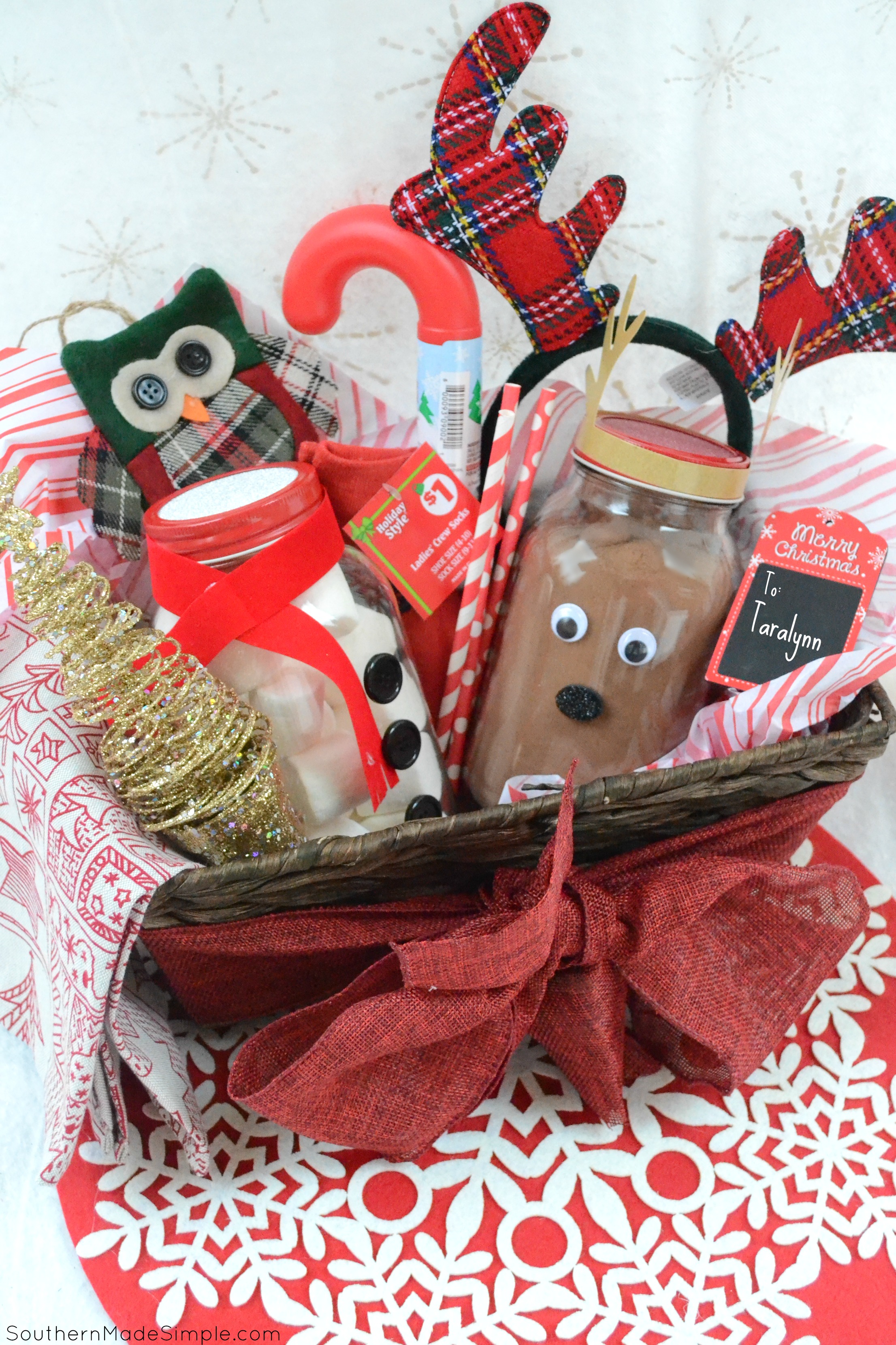 Homemade Hot Cocoa Gift Basket