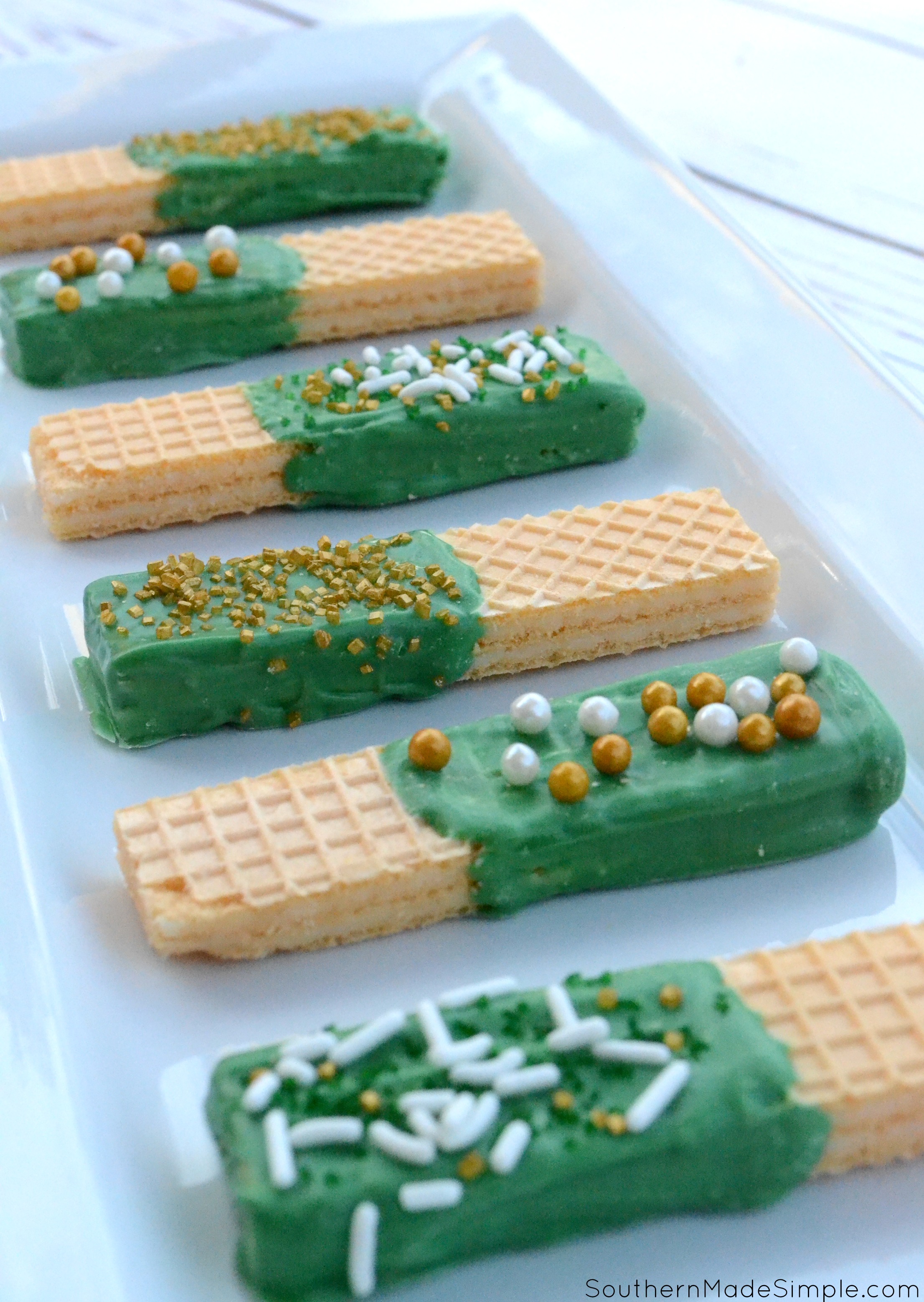St. Patrick's Day Sugar Wafers