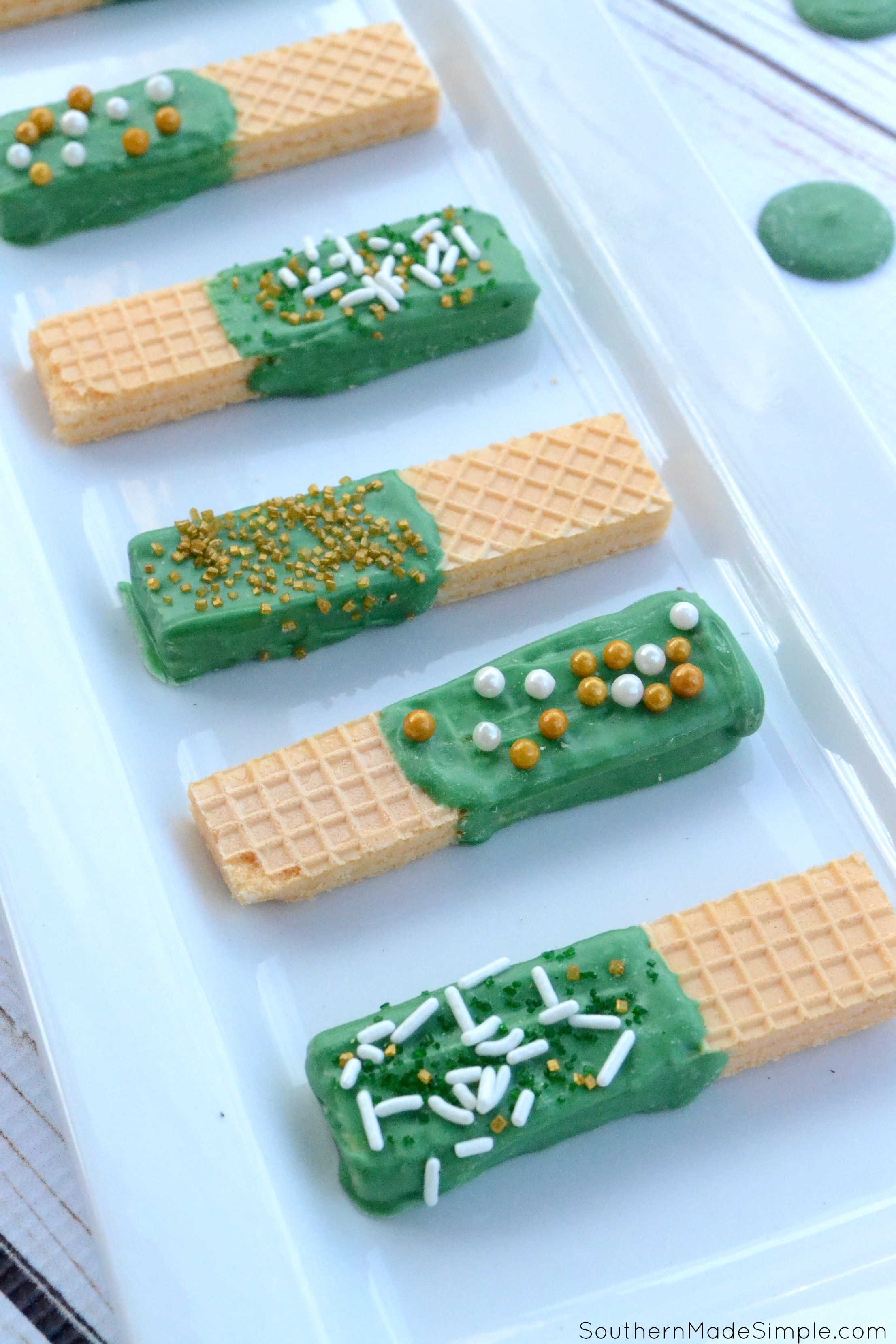 St. Patrick's Day Wafers | Delicious St. Patrick's Day Recipes | Desserts & Treats