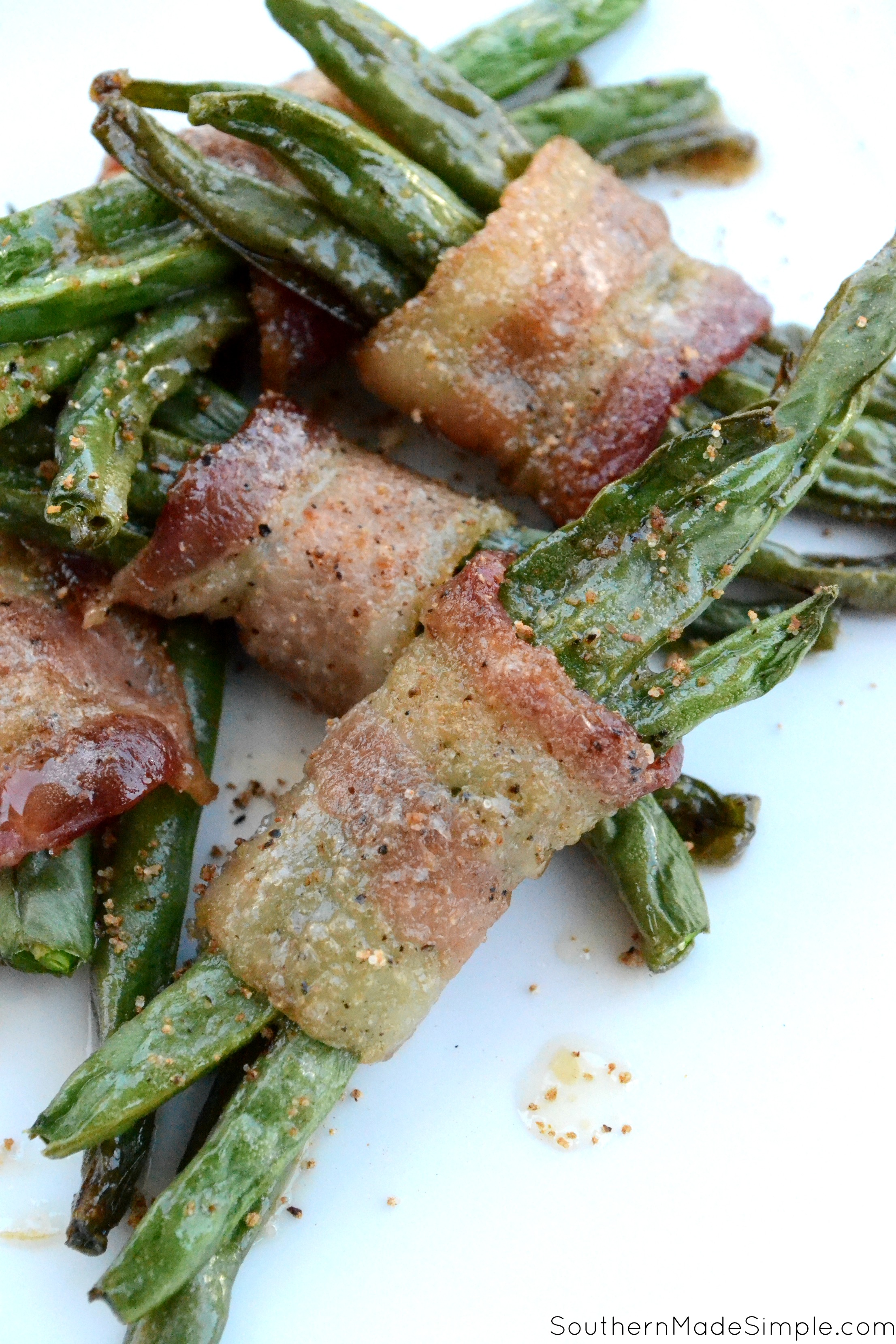 Brown Sugar Bacon Green Bean Bundles