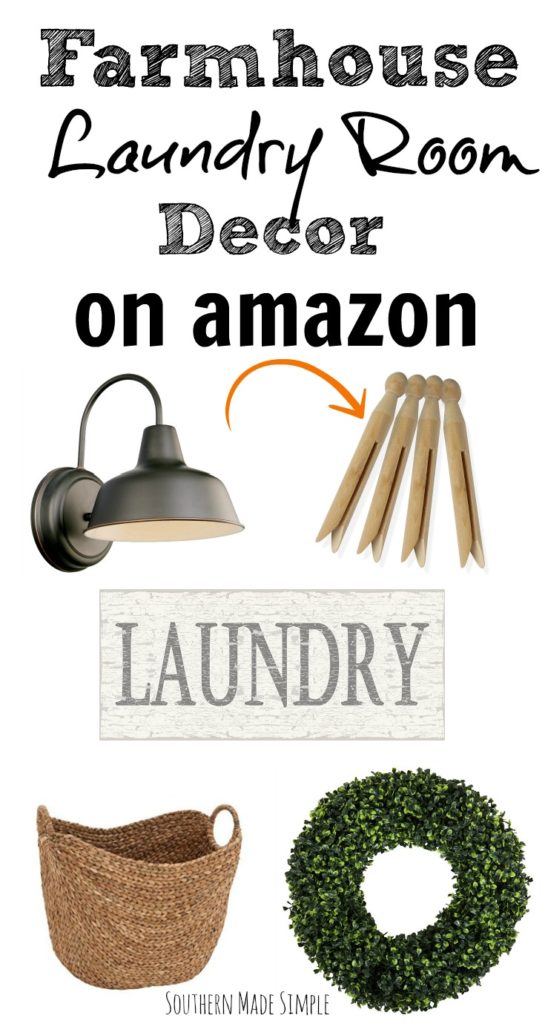 Farmhouse Laundry Room Decor on Amazon! - Southern Made Simple