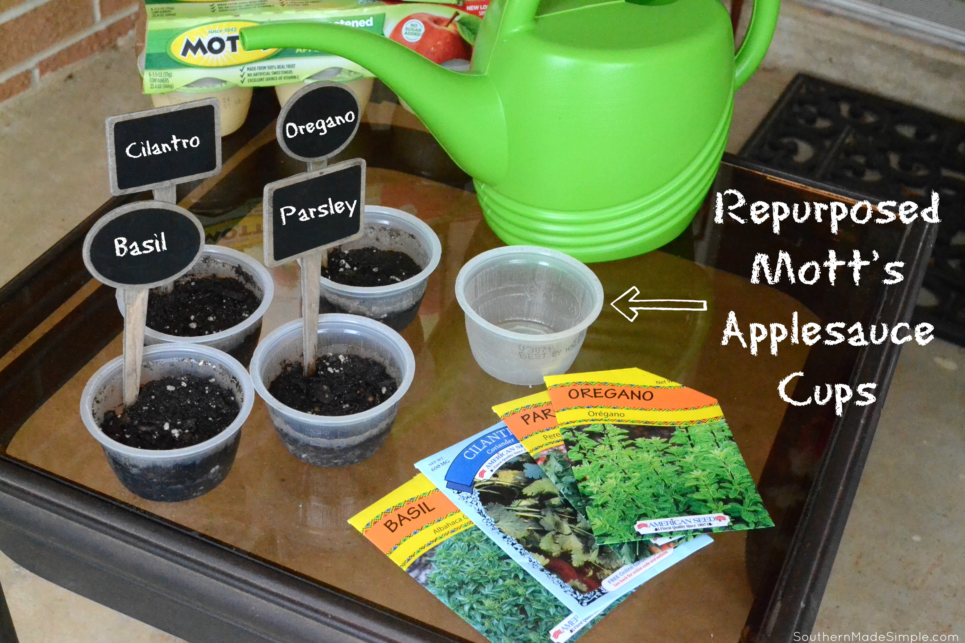 Healthy choices today make for a healthy tomorrow, and Mott's Applesauce and juices are encouraging my daughter to stick to delicious and healthier options so she can grow big and strong! Learn how to snag a free growth chart from Mott's +plus see how we repurposed applesauce cups and used them in our garden! #WatchMeGrow #ad @Motts