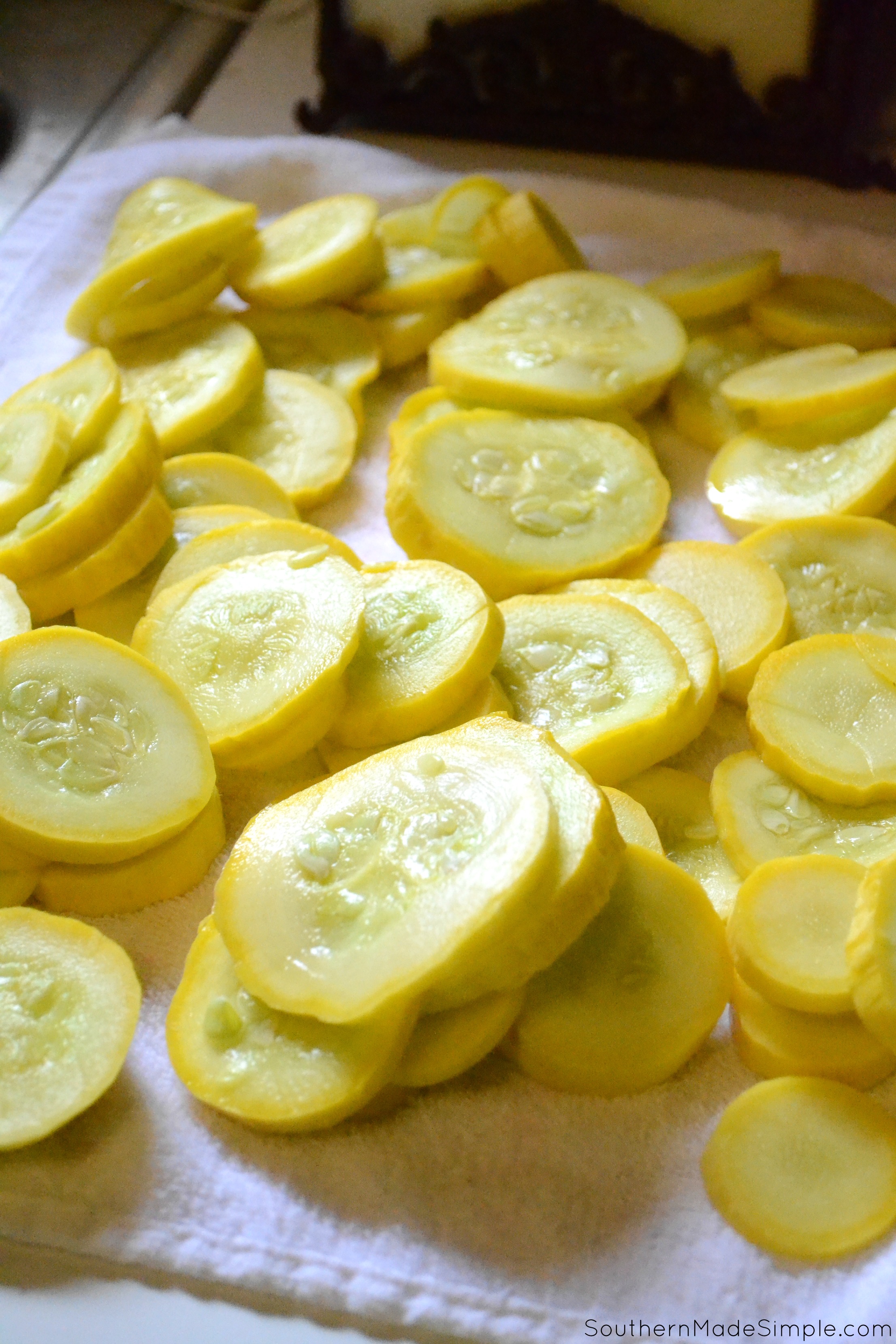 How To Freeze Yellow Squash