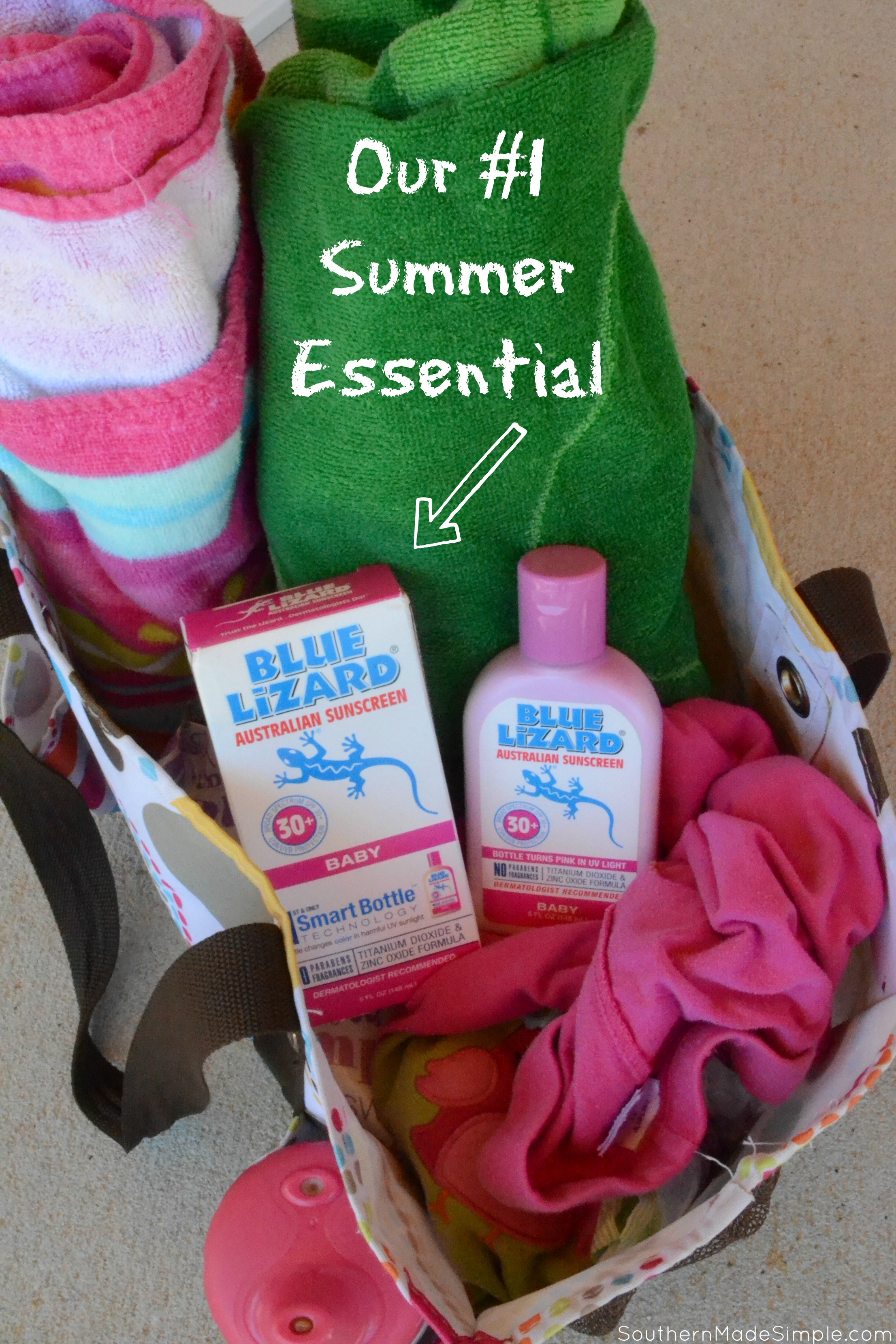 Bring the beach to your yard this summer with this easy DIY sand table! #BlueLizardSummer #ad