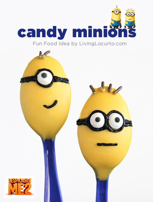 Despicable Me Inspired Minion Snack Crafts for Kids