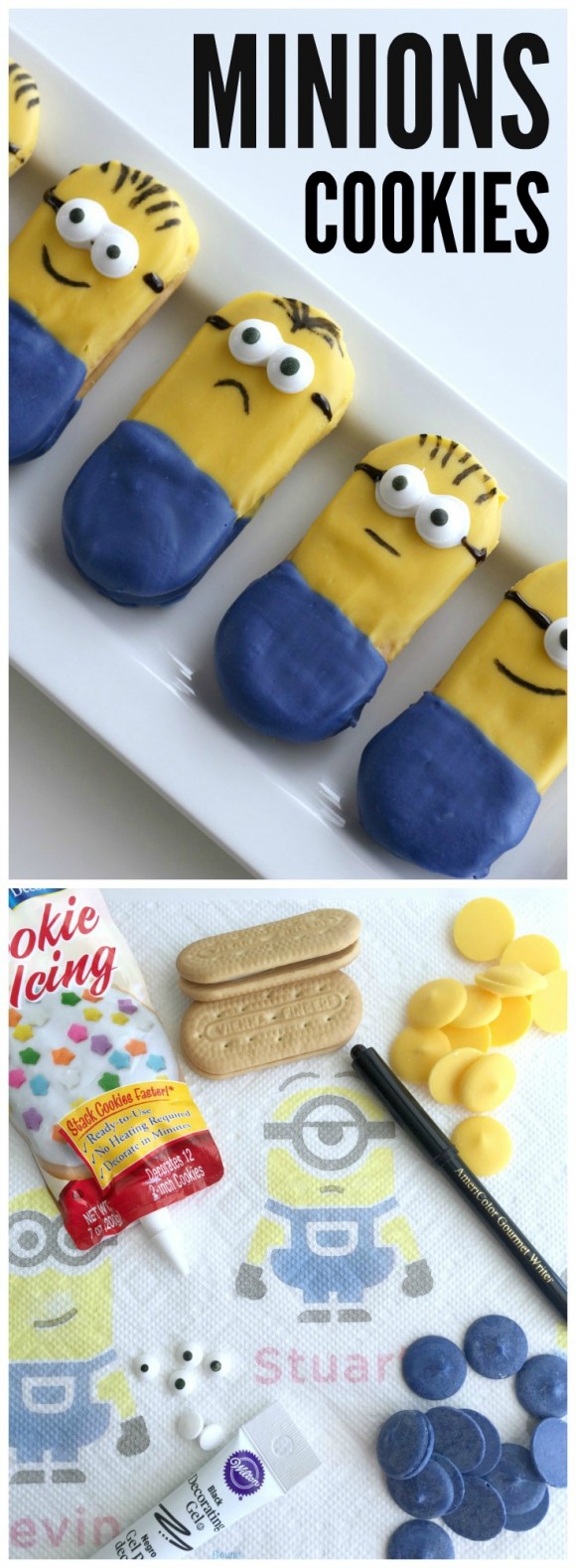 Despicable Me Inspired Minion Snack Crafts for Kids