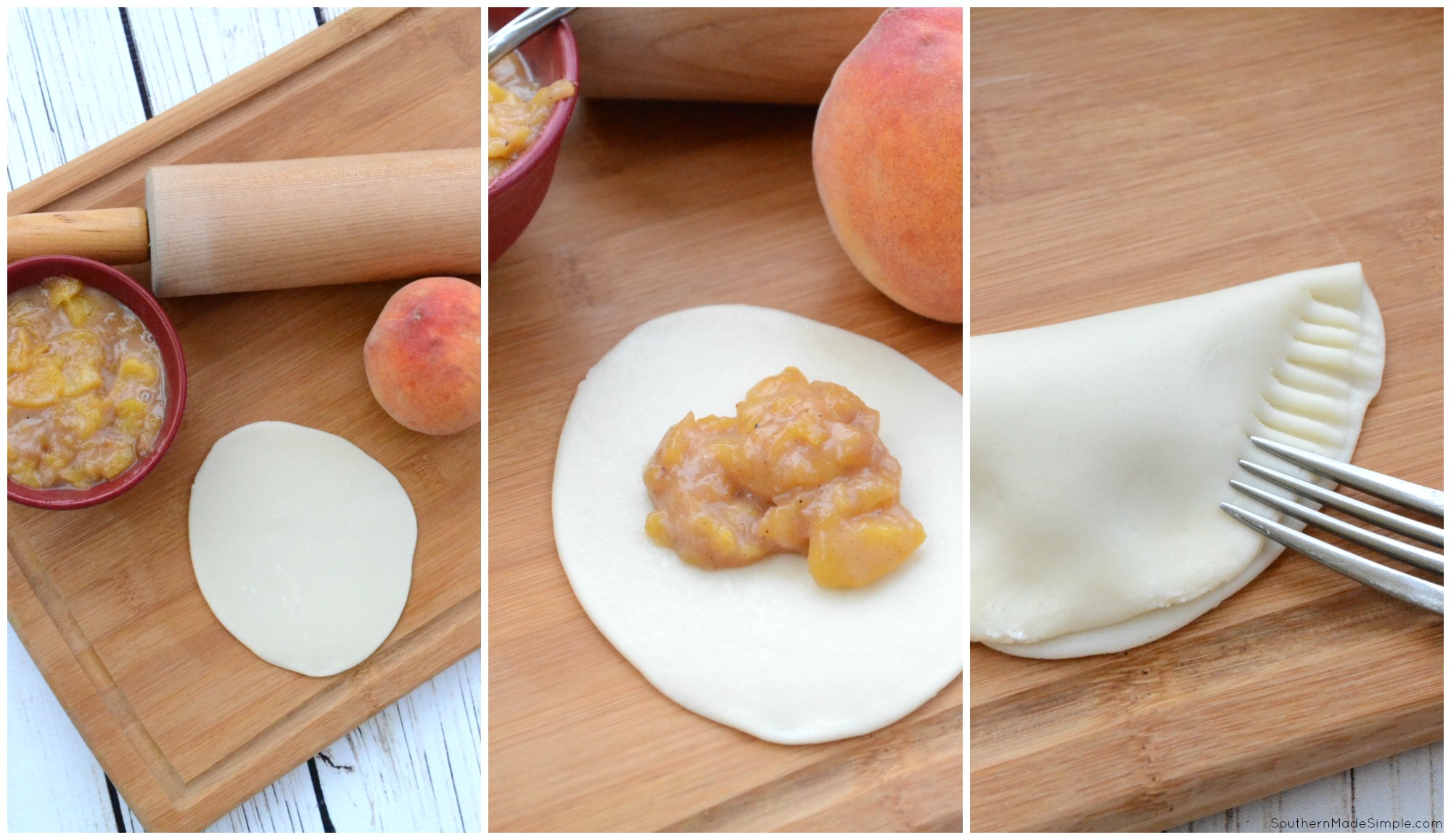 There's nothing better than taking a big of a flaky warm fried peach pie on those hot summer days, and this recipe for Southern Fried Peach Hand Pies is sure to be just the thing you need to make your summer extra sweet! #CreateWithOil #ad 