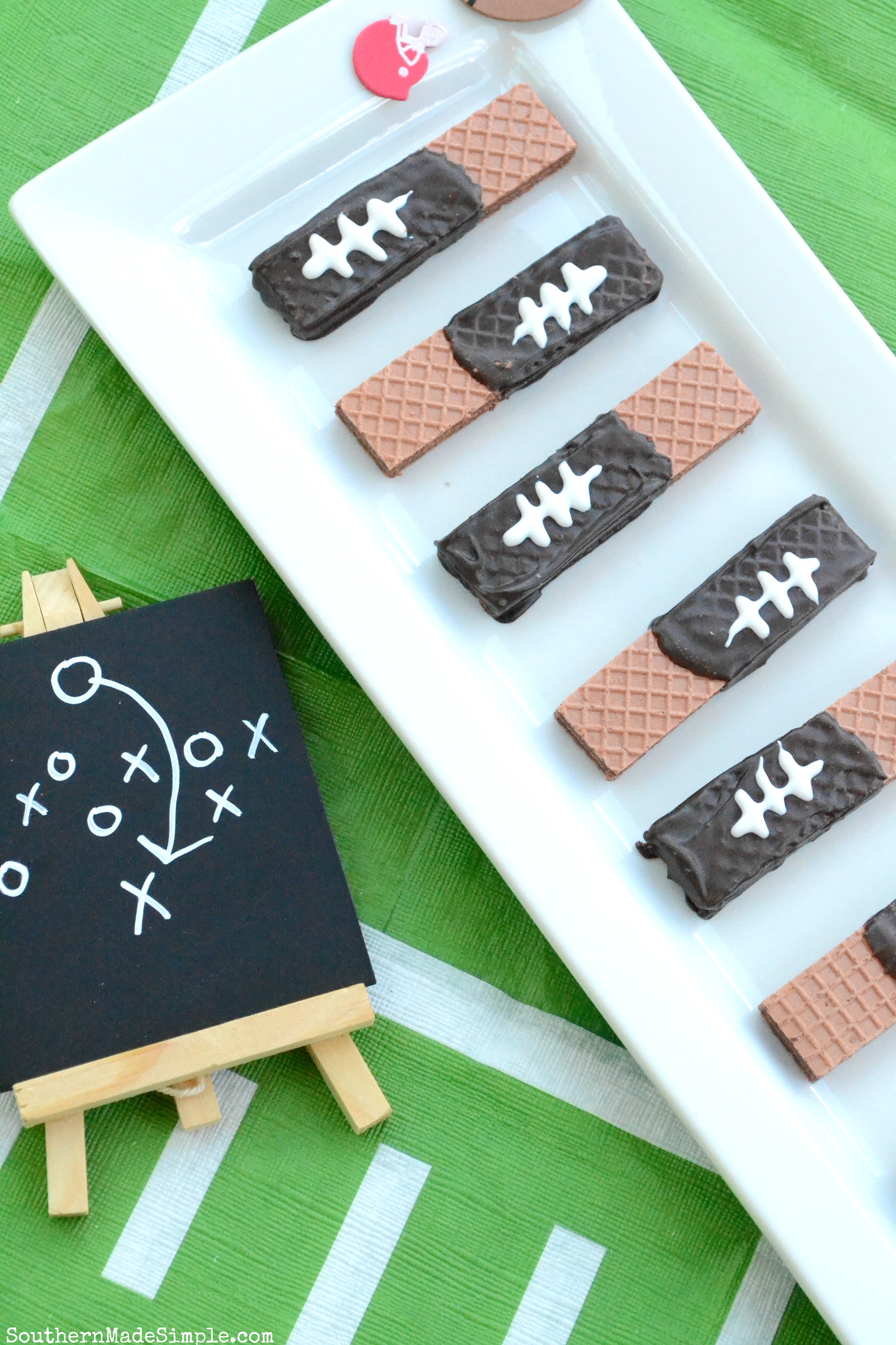 Football Sugar Wafers