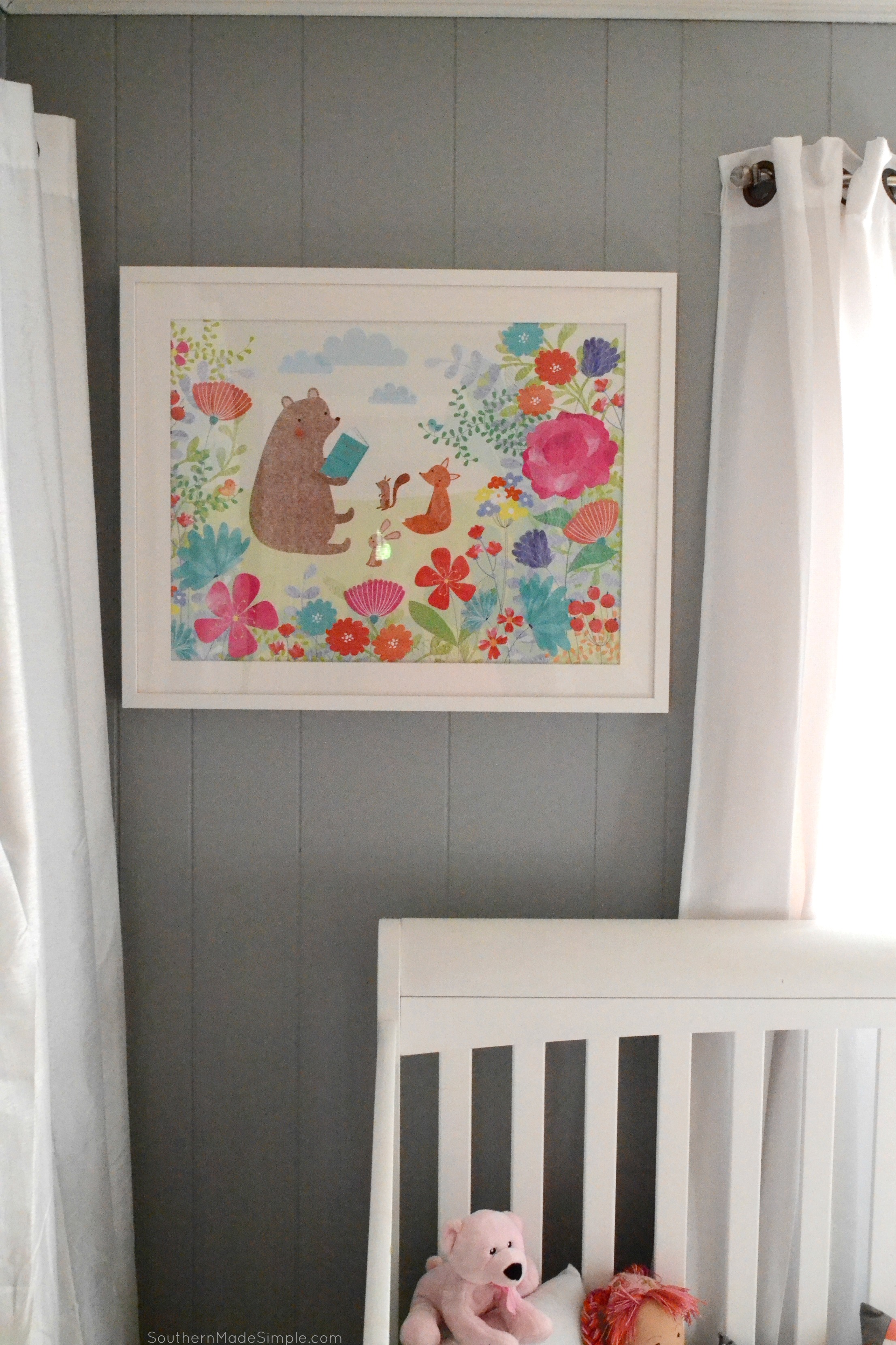 Big Girl Bedroom Reveal: Summer Storytime Simplicity #mouseandmagpie AD