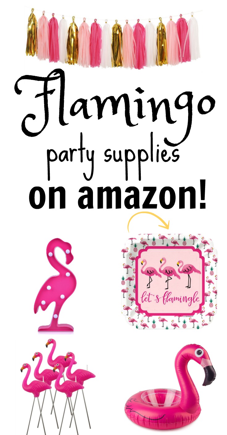 Flamingo Party Supplies on Amazon