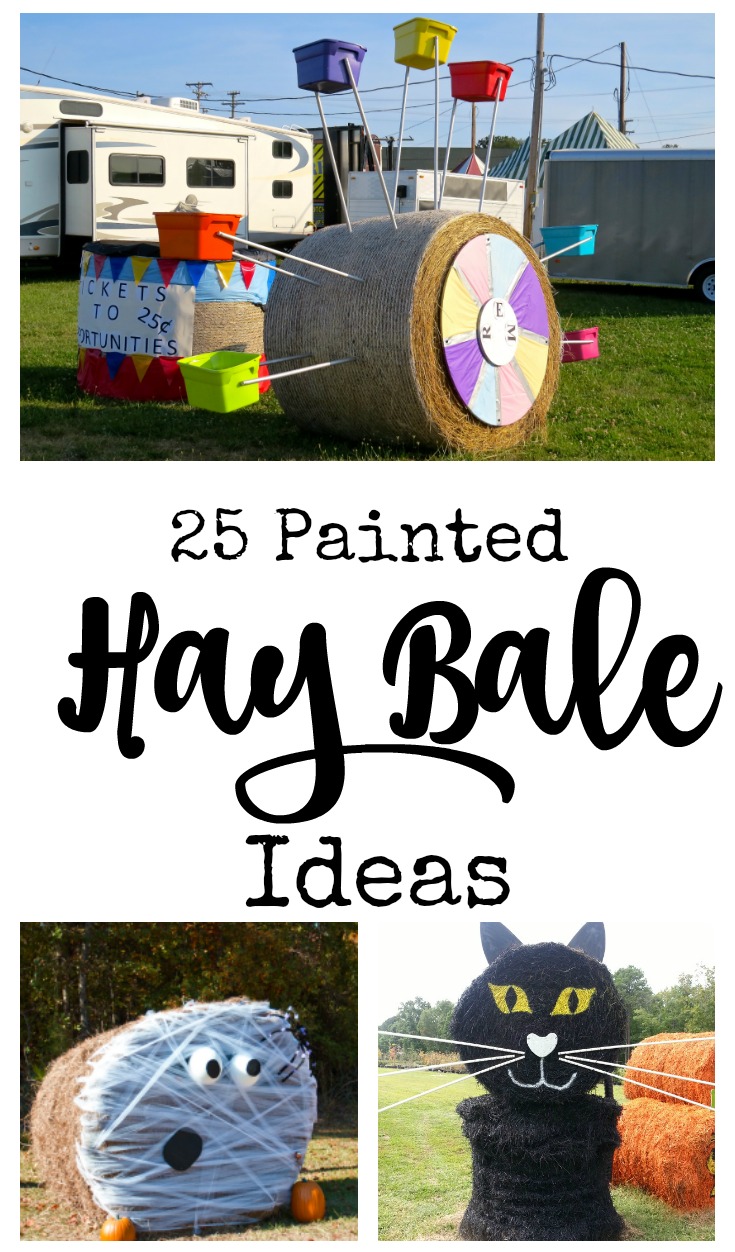 Painted Hay Bale Ideas