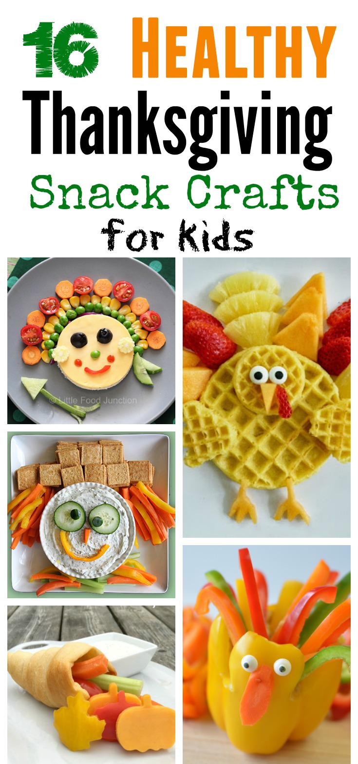 Healthy Thanksgiving Snack Crafts for Kids