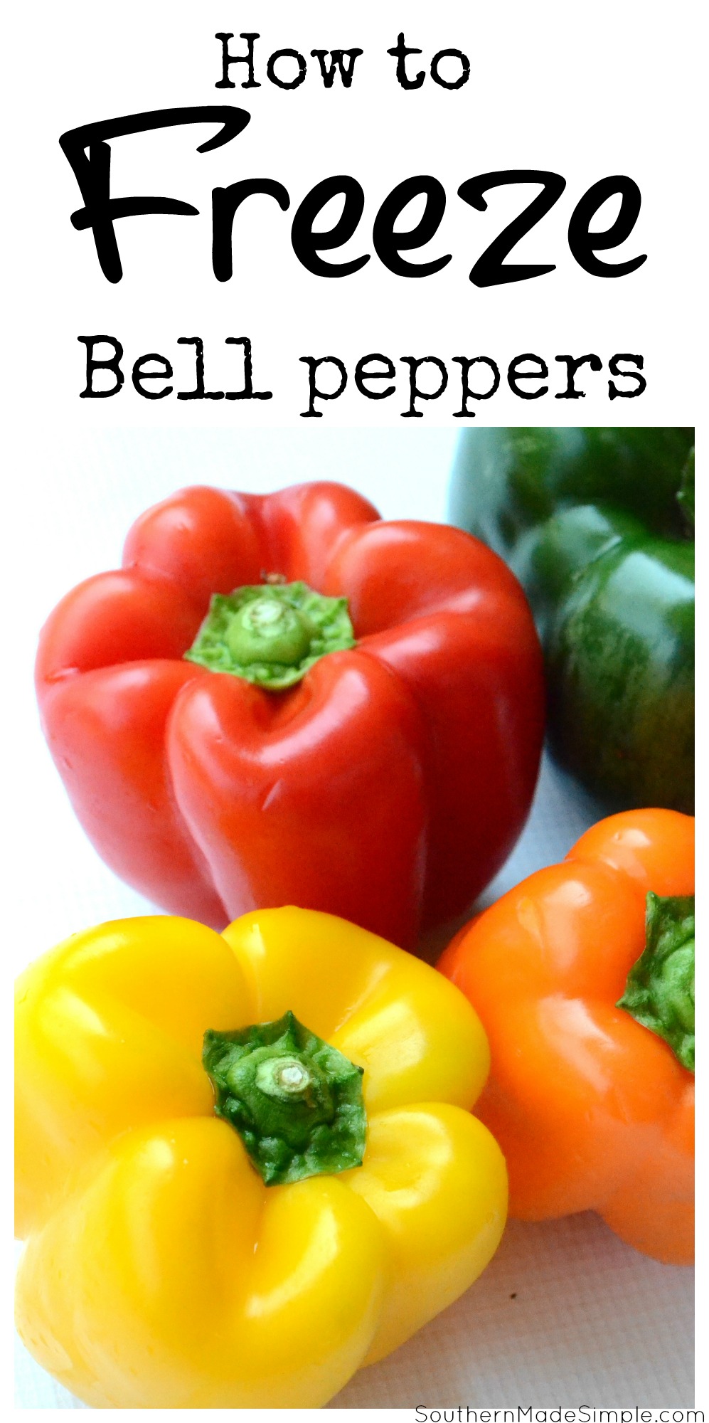 How to Freeze Bell Peppers