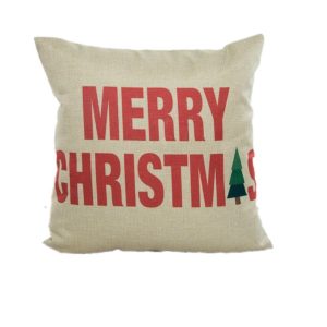 Farmhouse Christmas Throw Pillows on a Budget