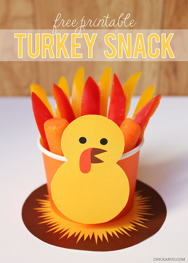 Healthy Thanksgiving Snack Crafts for Kids