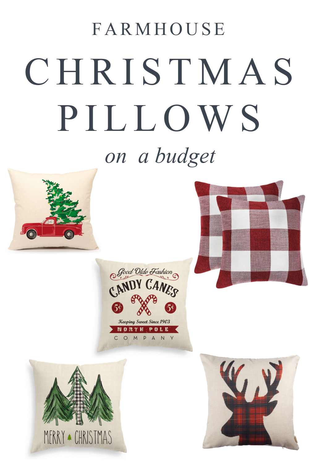 Cheap holiday throw clearance pillows