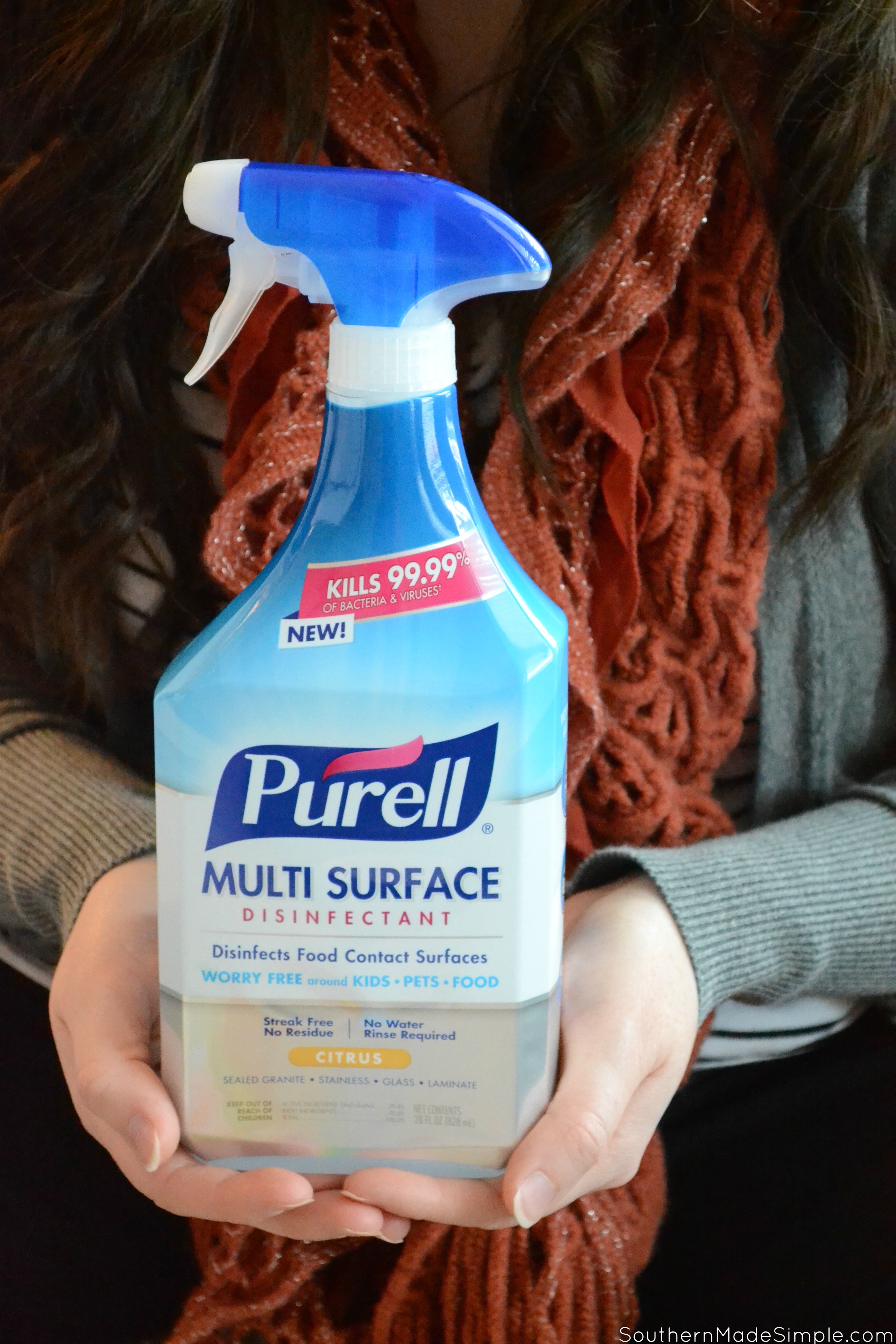 How We're Keeping Germs at Bay During the Holidays #PURELLSurface #IC #ad