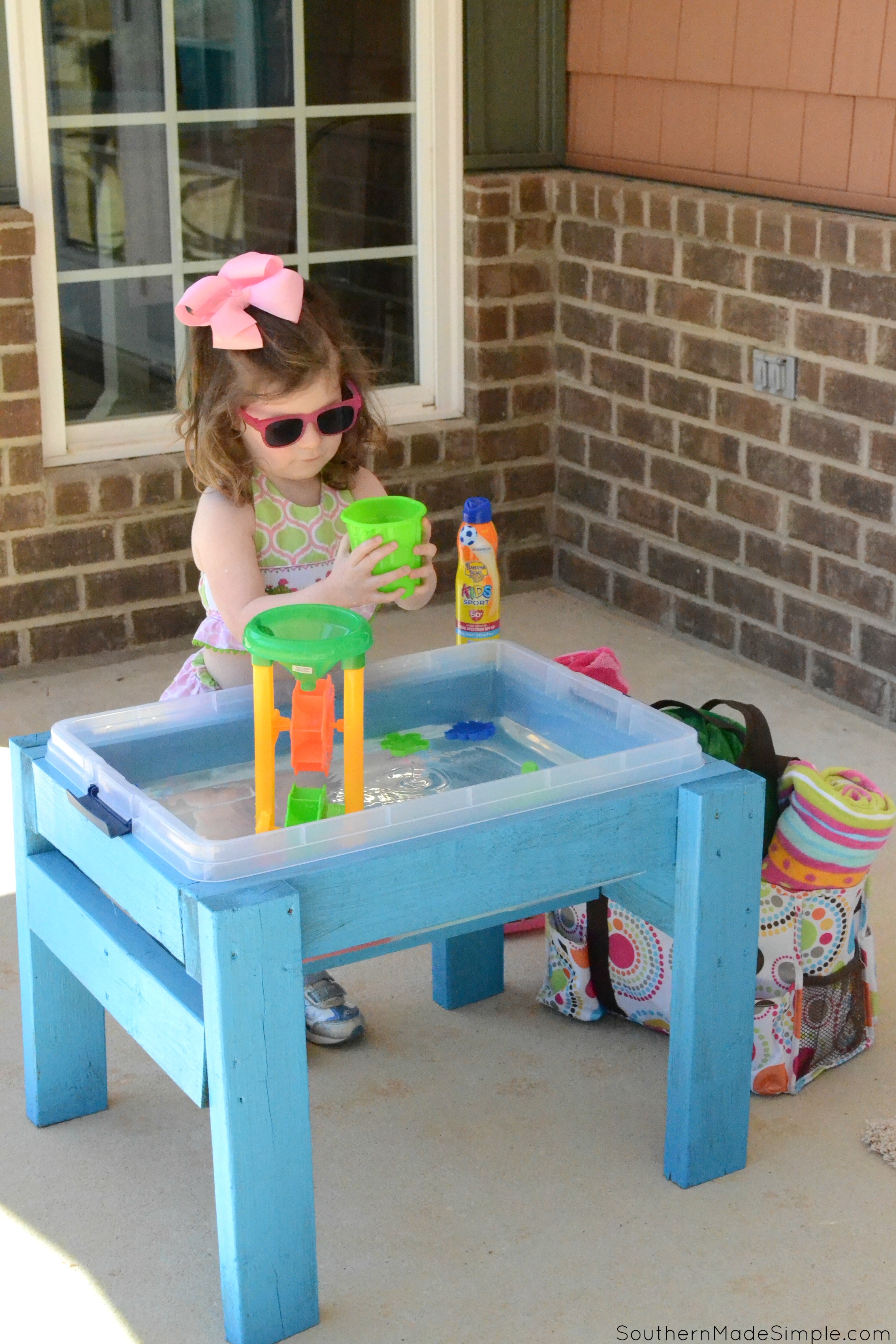 water play activity table