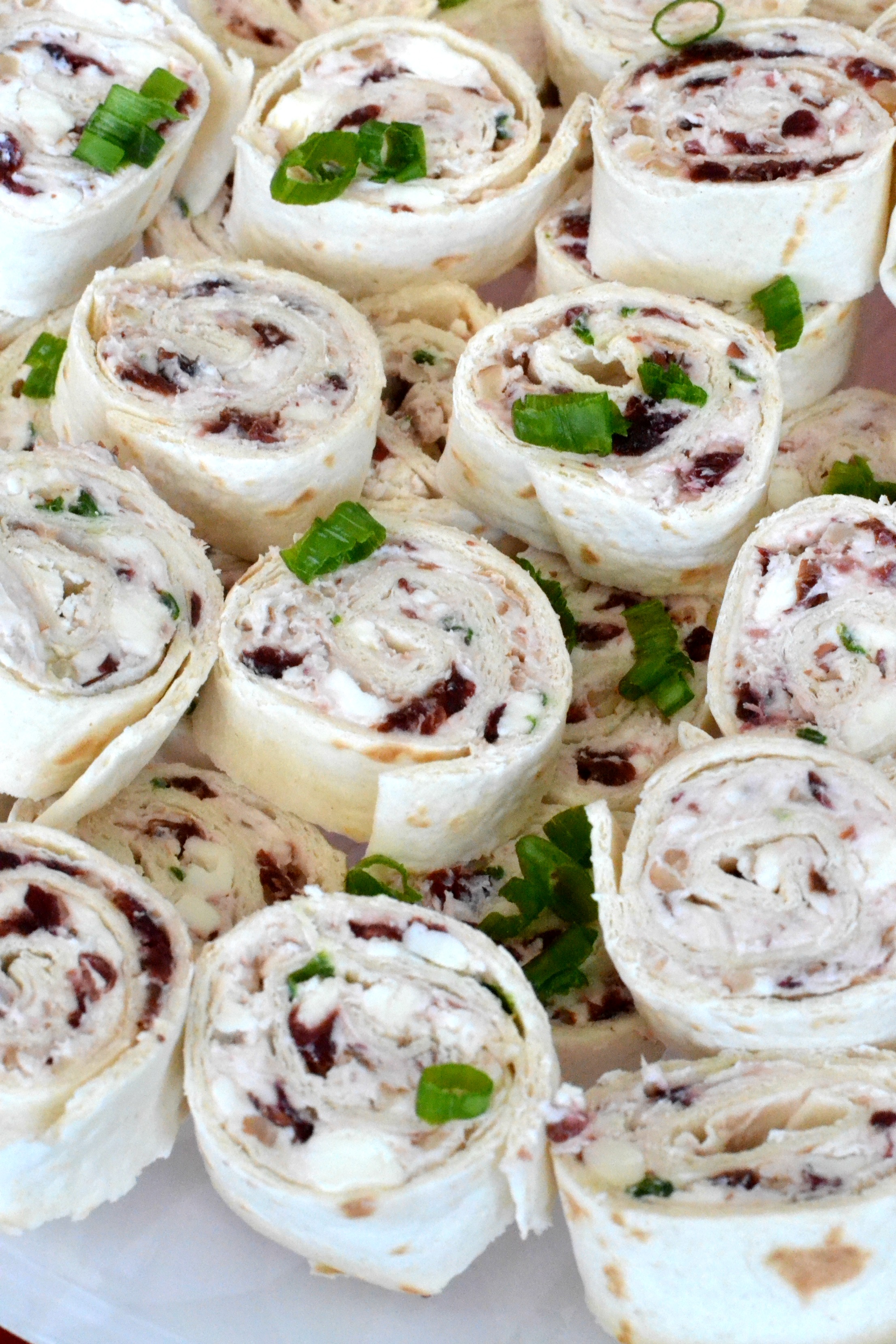 Cranberry Cream Cheese Pinwheels - Southern Made Simple