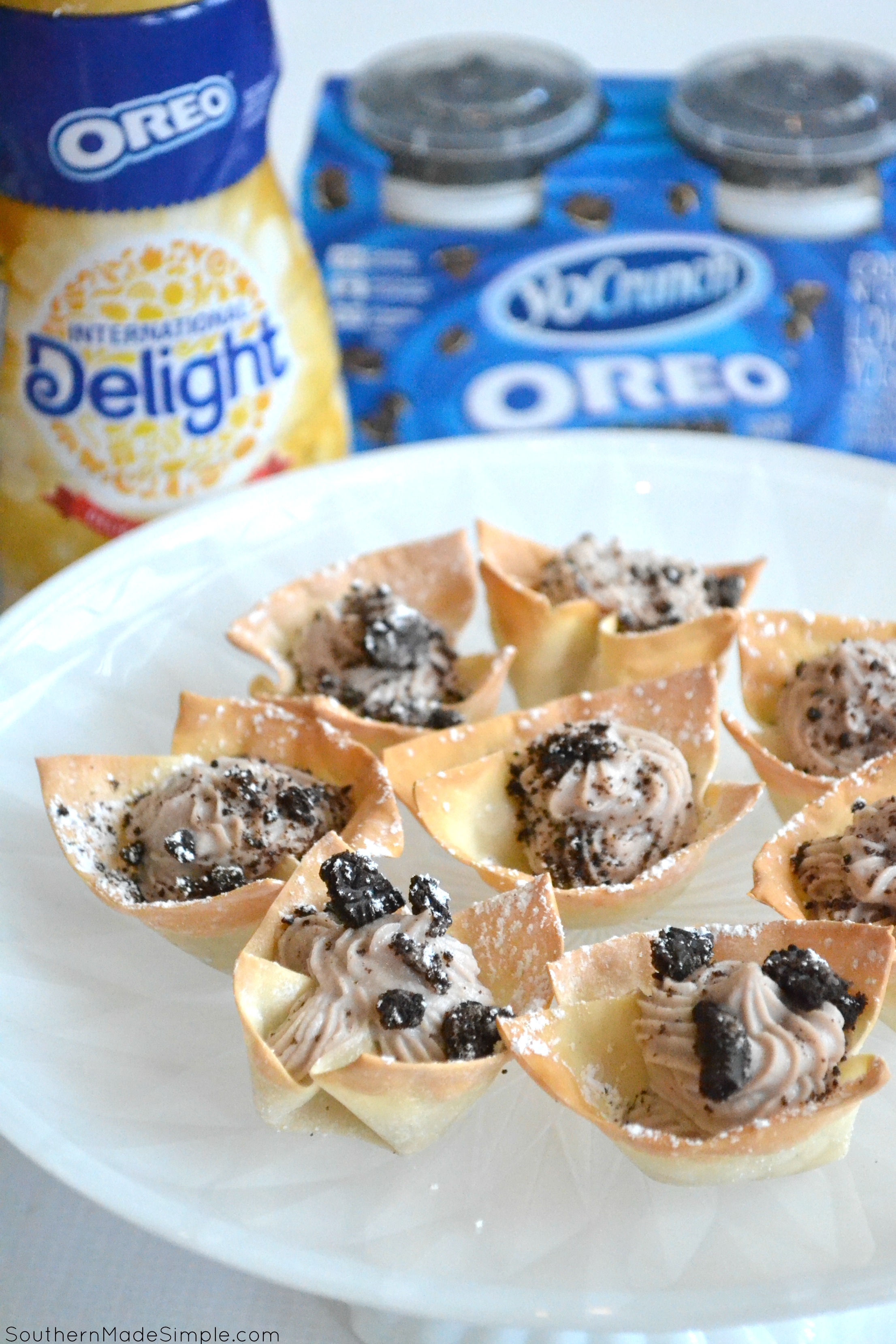 Oreo Cannoli Cups #SnackTimeDelight #AD
