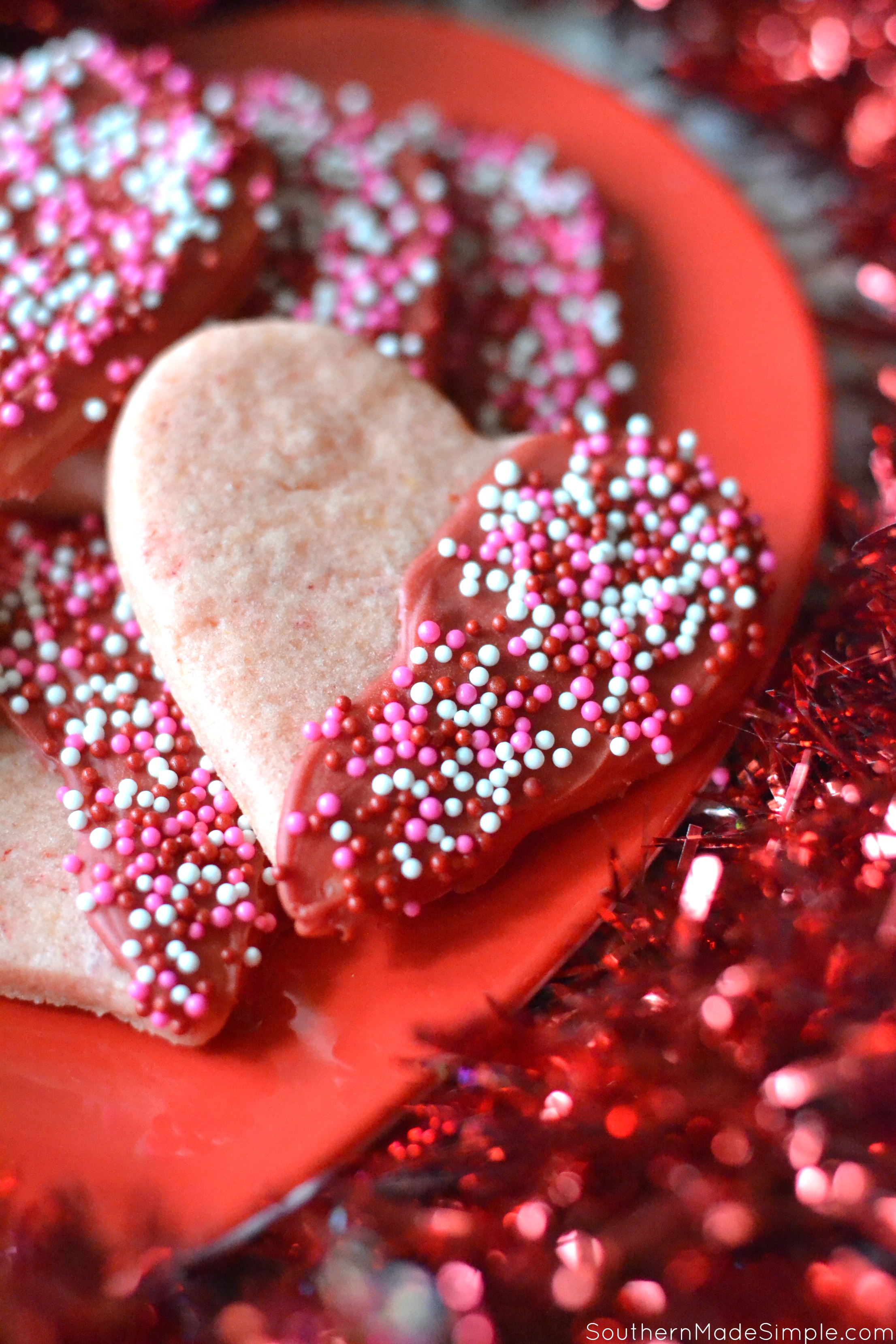 Simple Valentine's Day Sugar Cookies