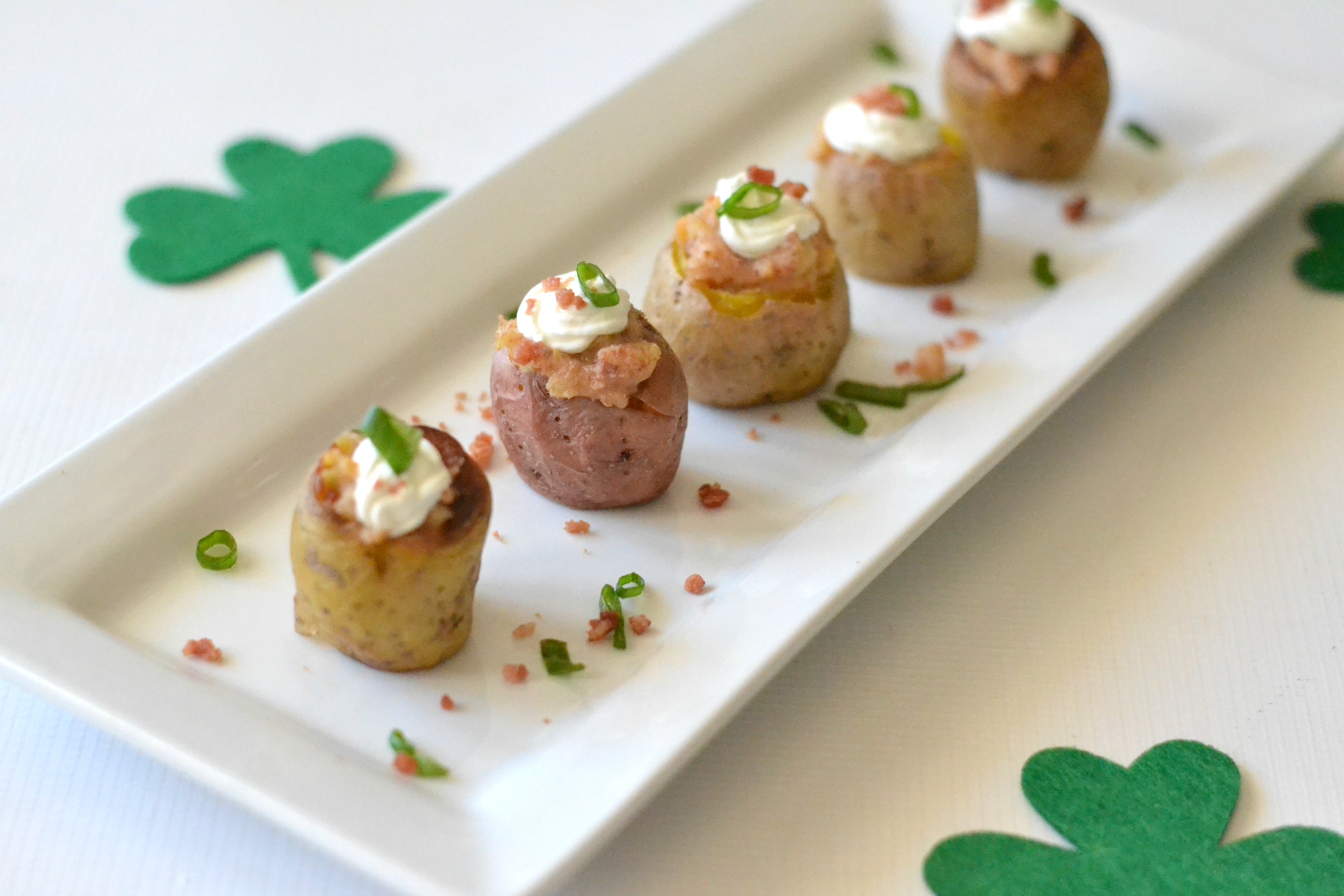 Irish Twice Baked Potato Bites