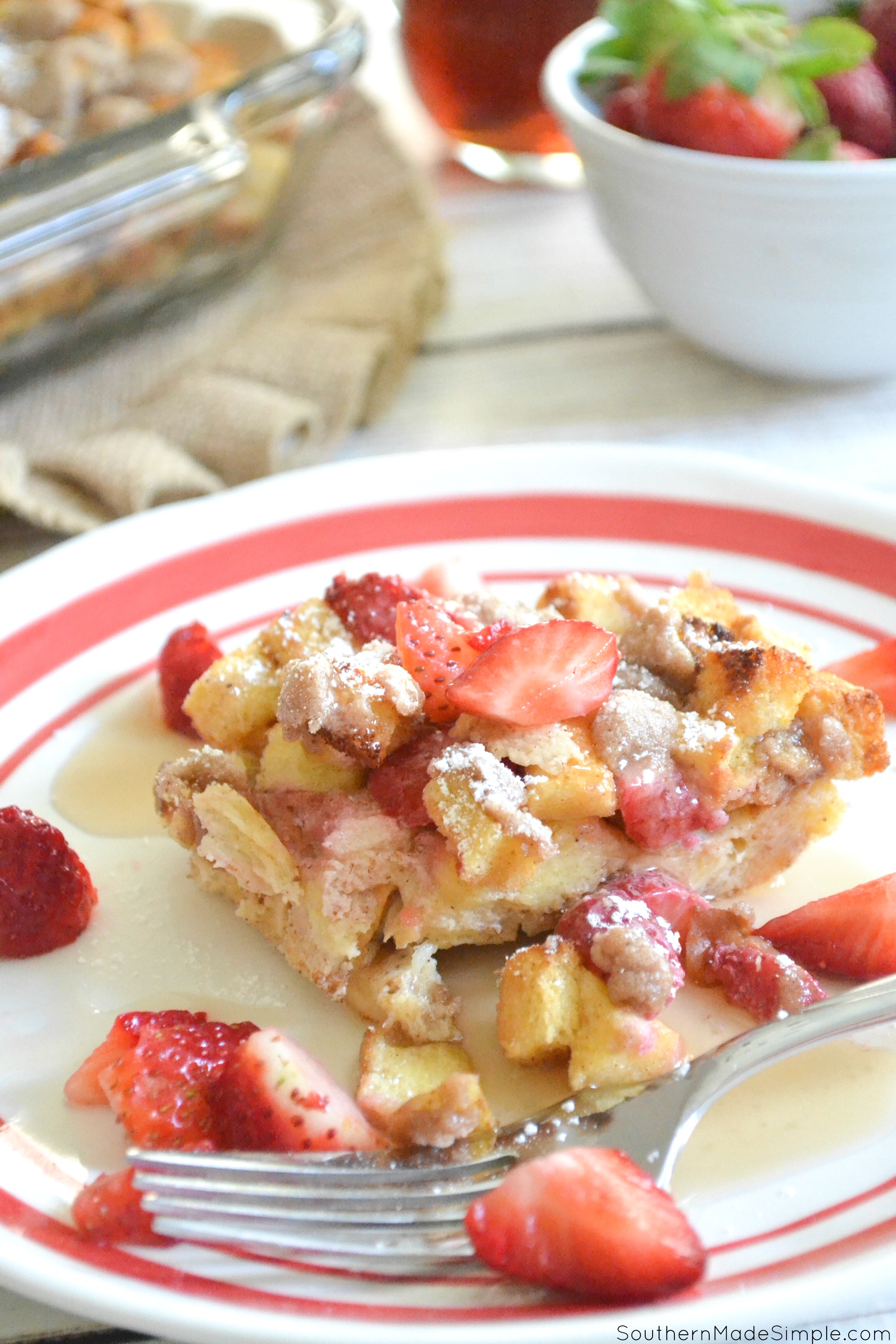 Strawberry French Toast Bake