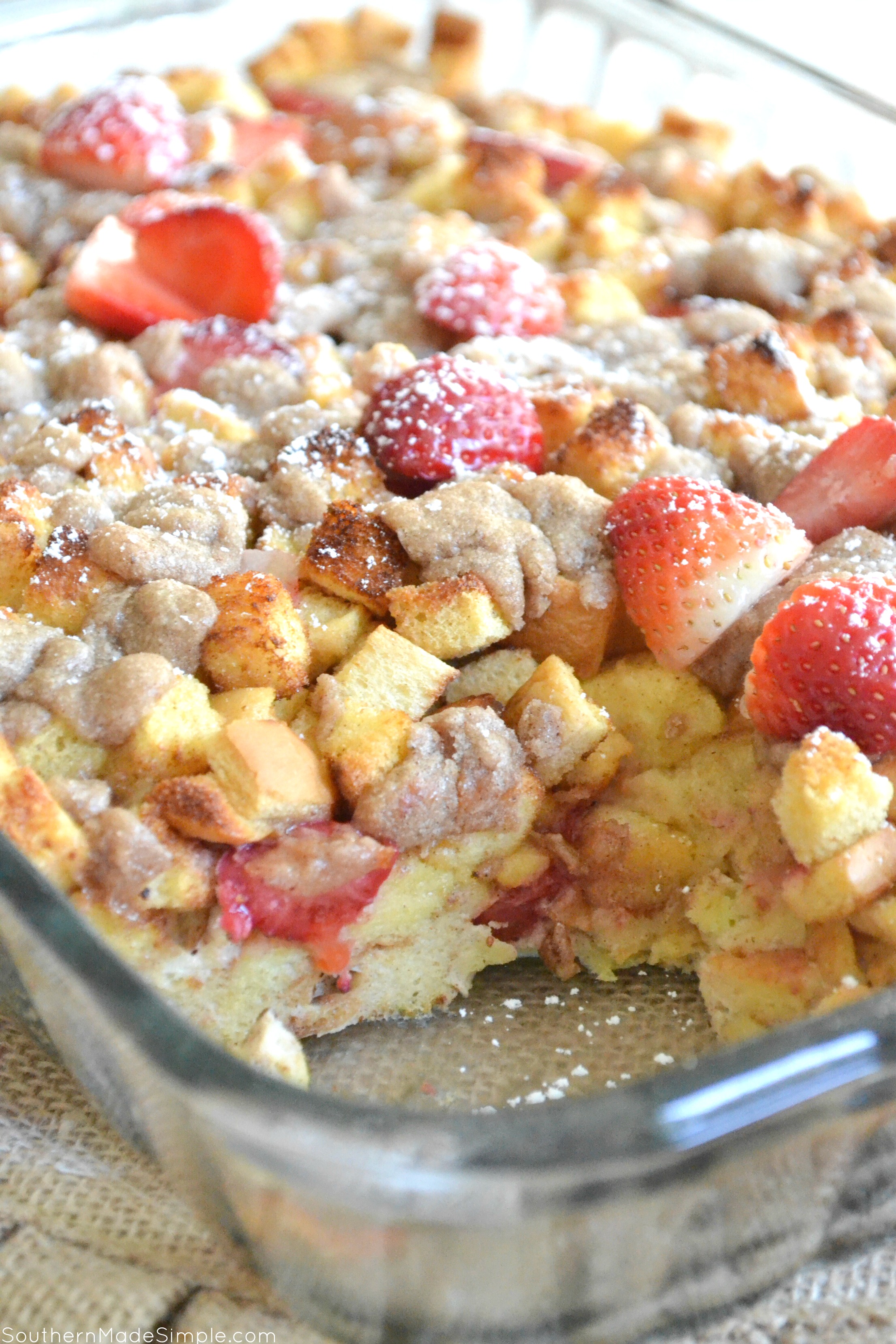 Strawberry French Toast Bake