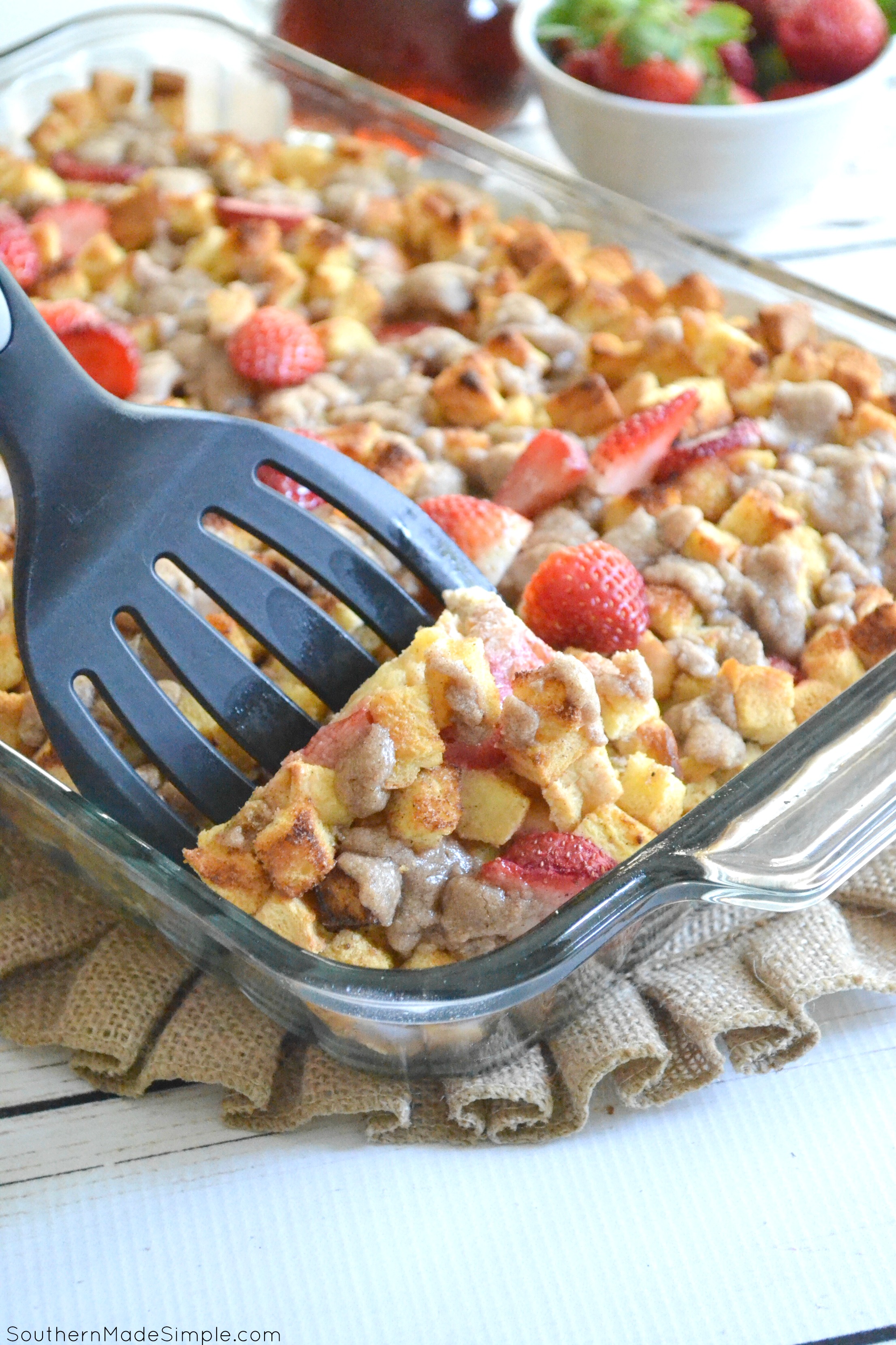 Strawberry French Toast Bake