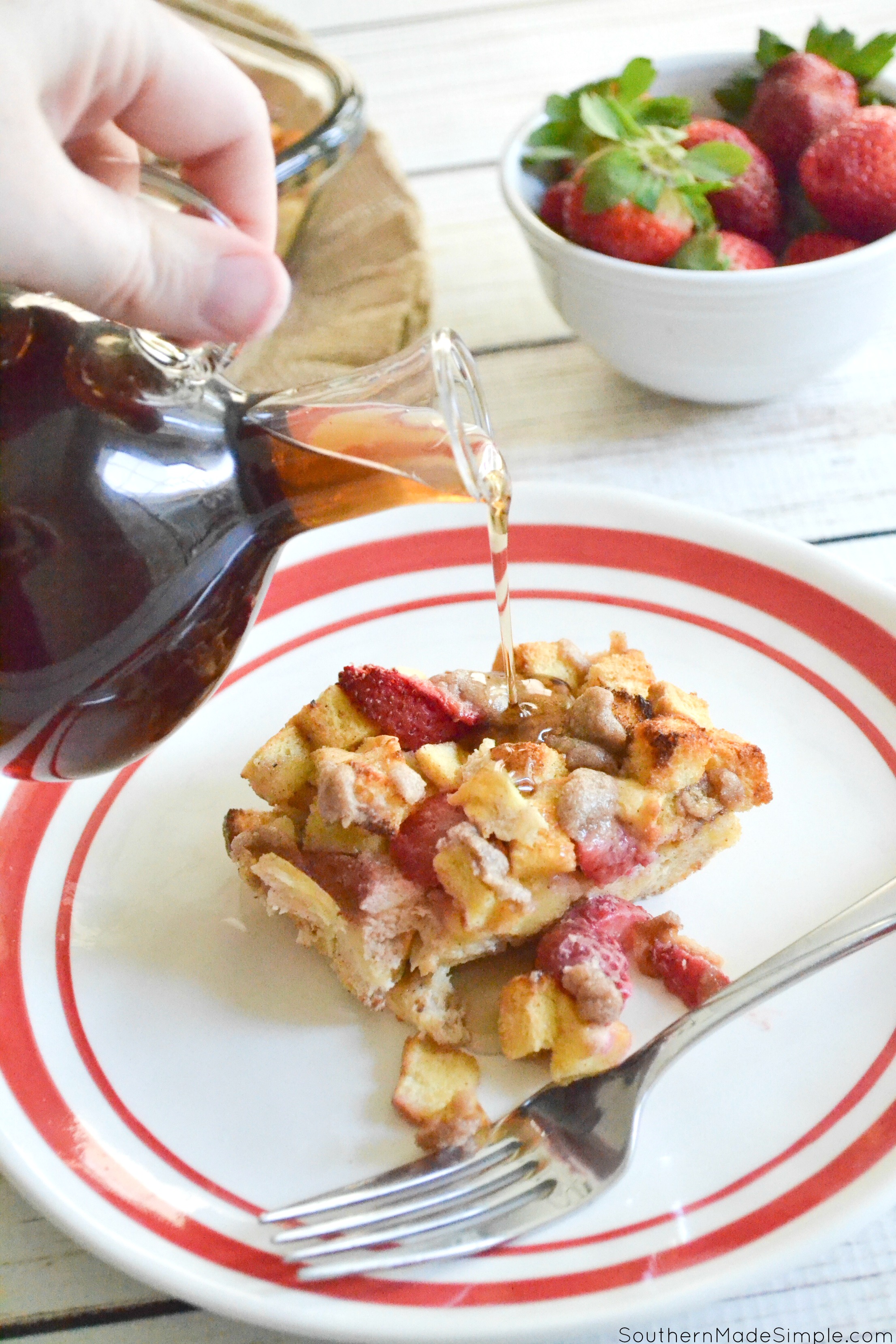 Strawberry French Toast Bake