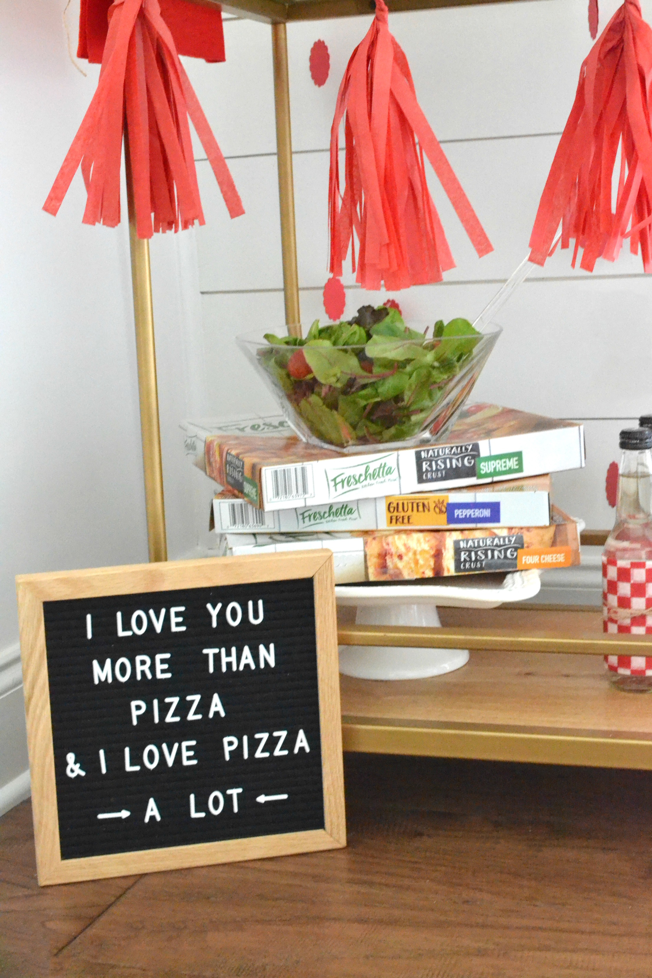 Date Night In: Pizza Party for Two #Ad #FreschettaFresh