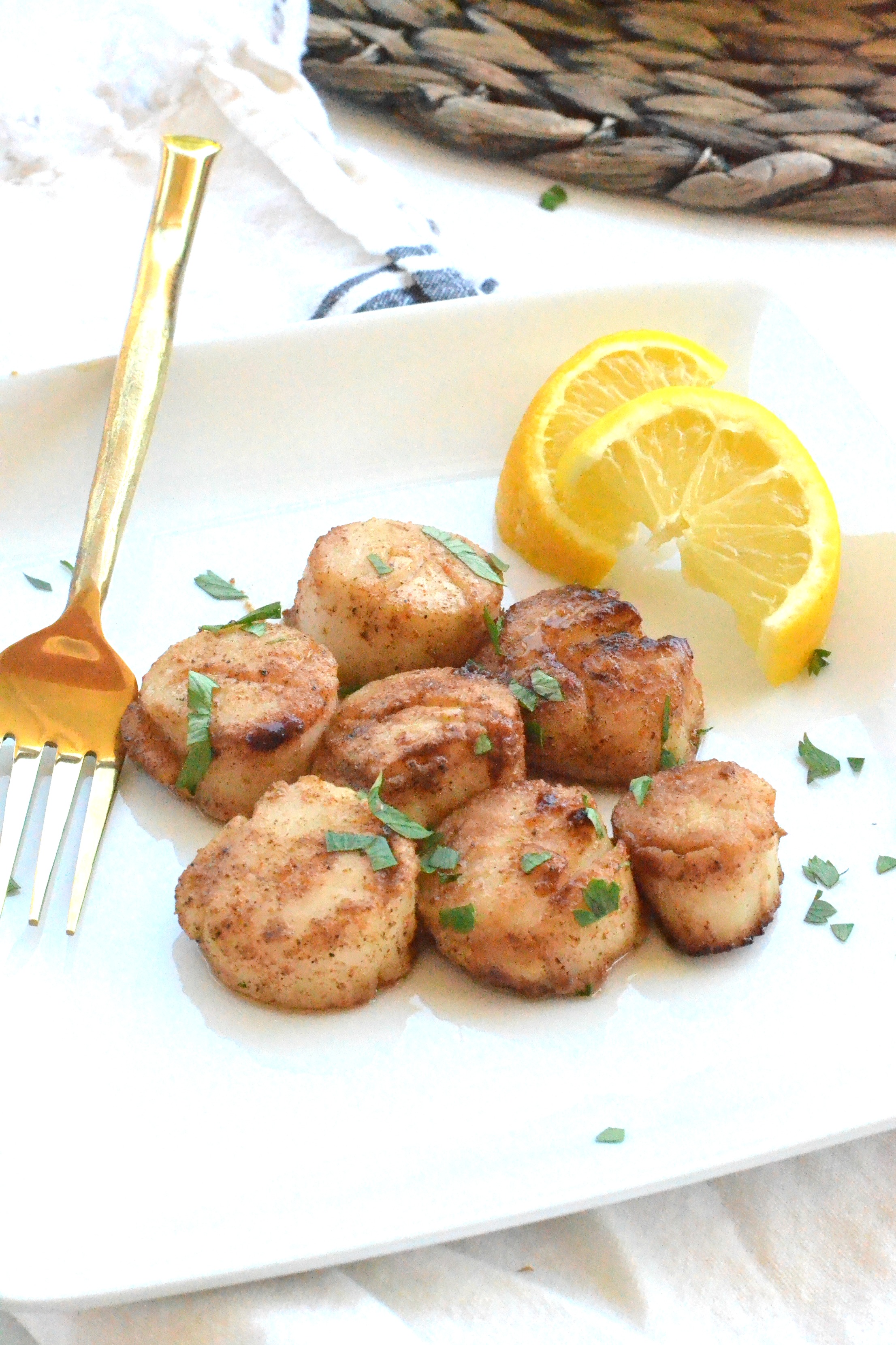 Cajun Seared Scallops