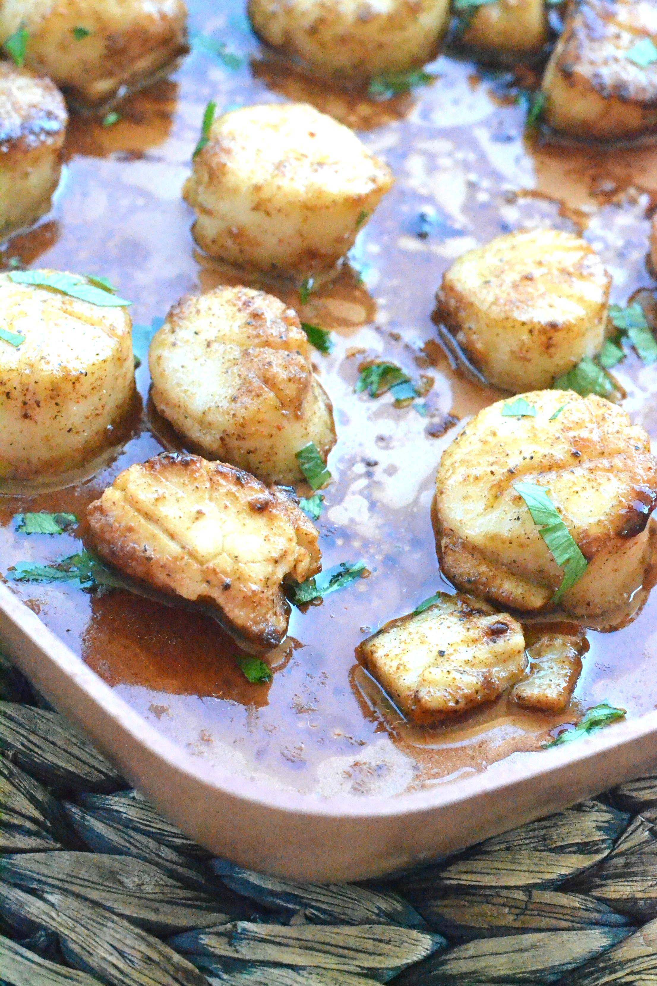 Cajun Seared Scallops