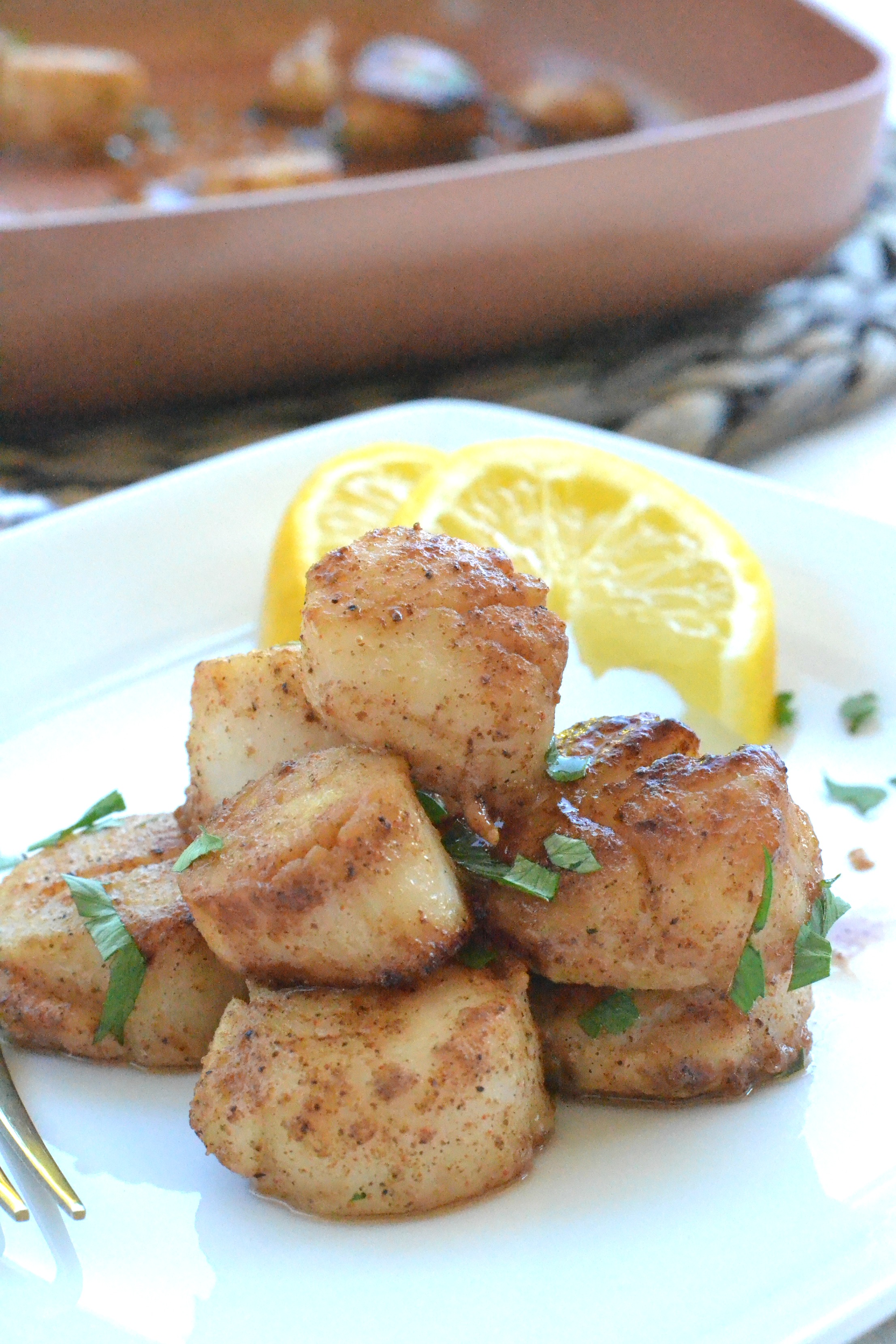 Cajun Seared Scallops