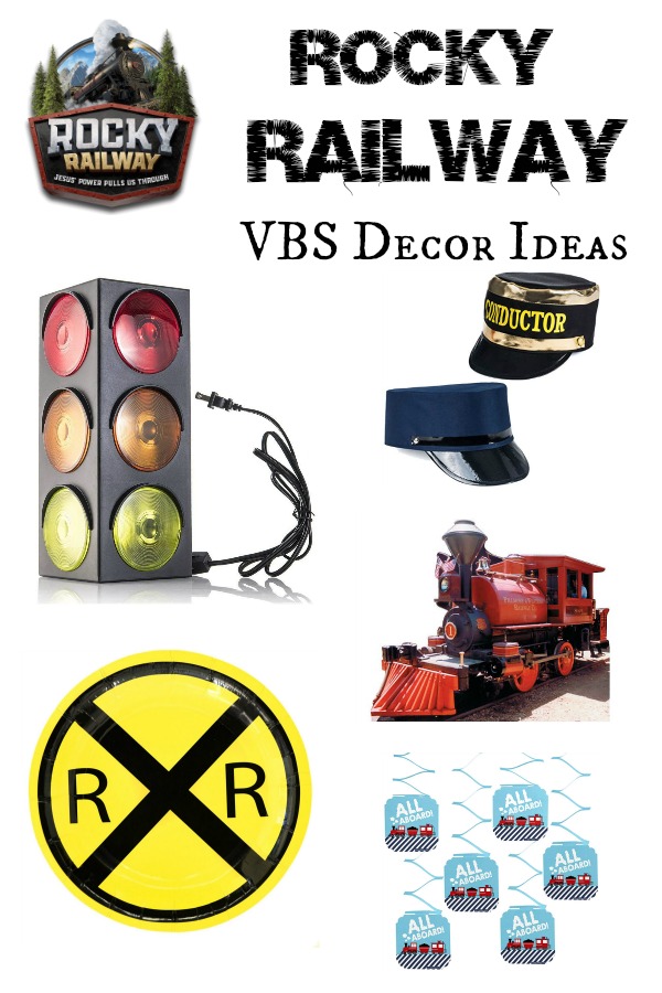 Rocky Railway VBS Decor Ideas #VBS #RockyRailway #trains