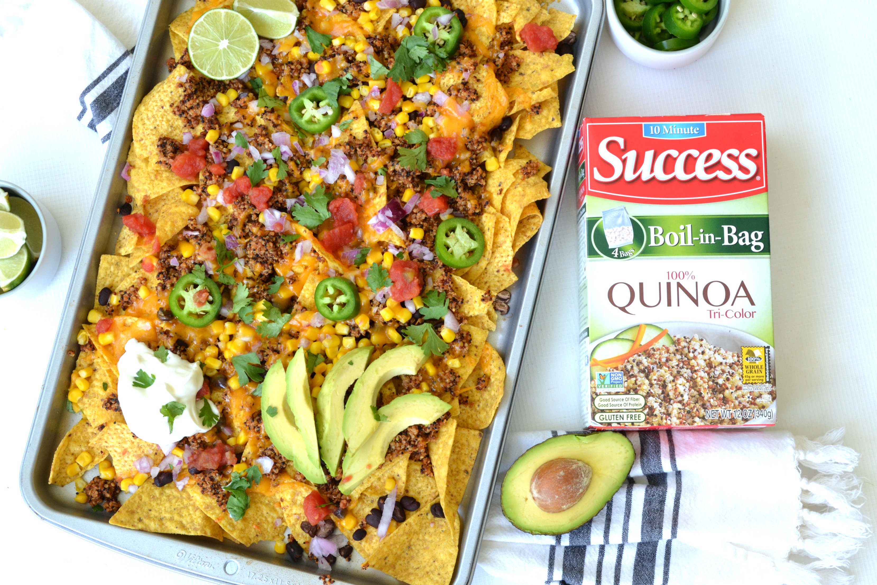 Sheet Pan Quinoa Nachos