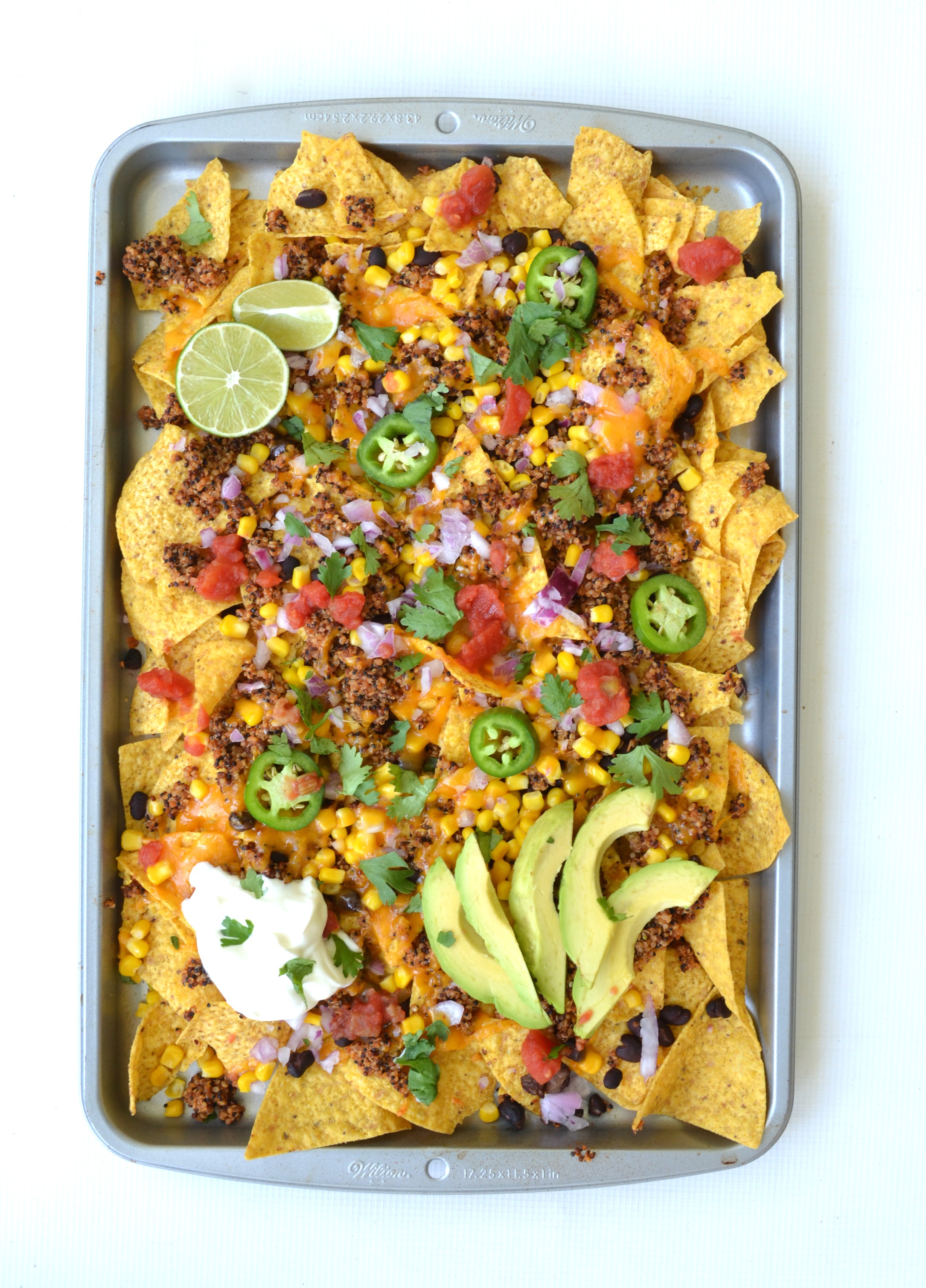 Sheet Pan Quinoa Nachos