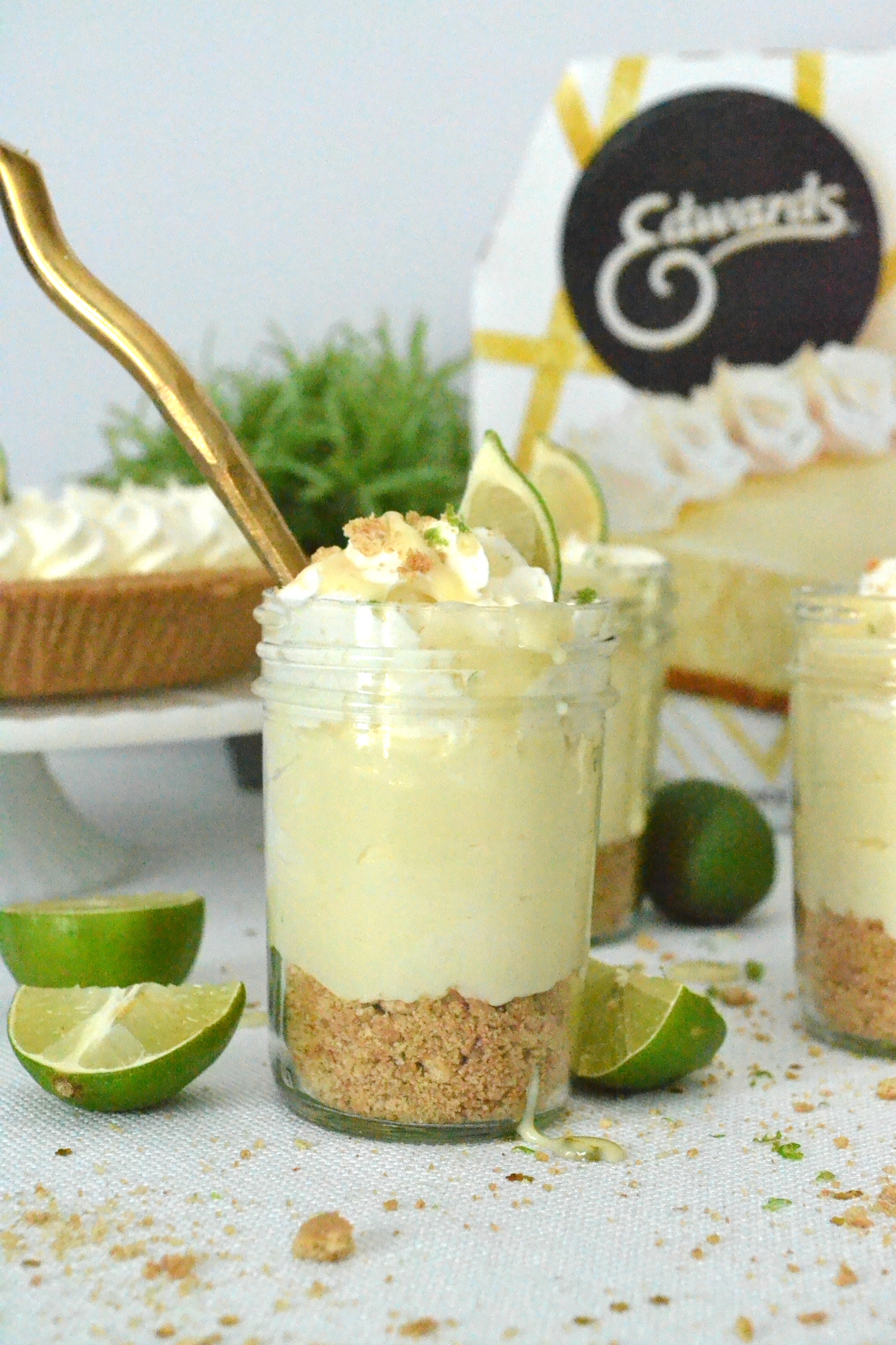 Mason Jar Key Lime Sundae Trifles