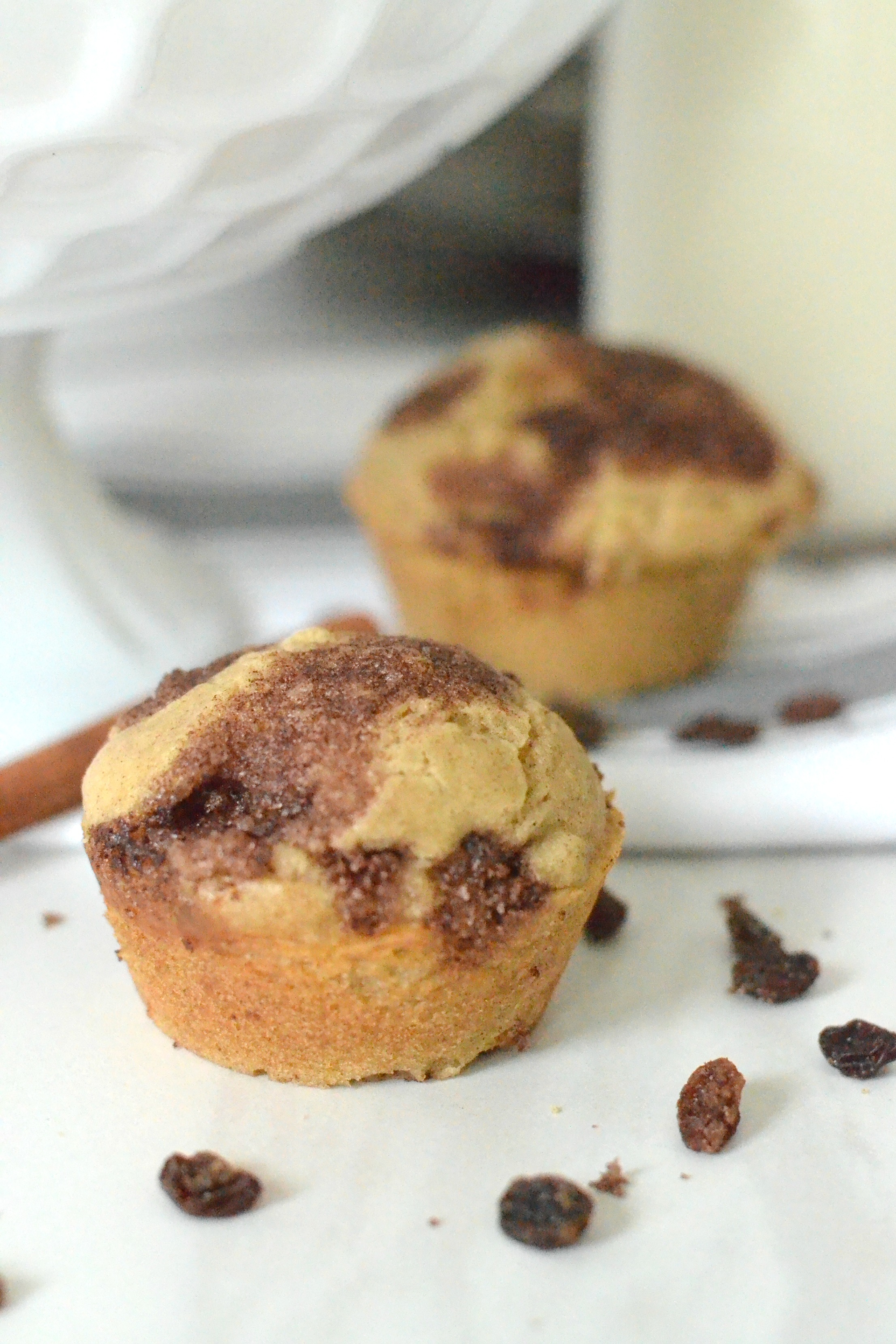 Cinnamon Raisin Buttermilk Muffins